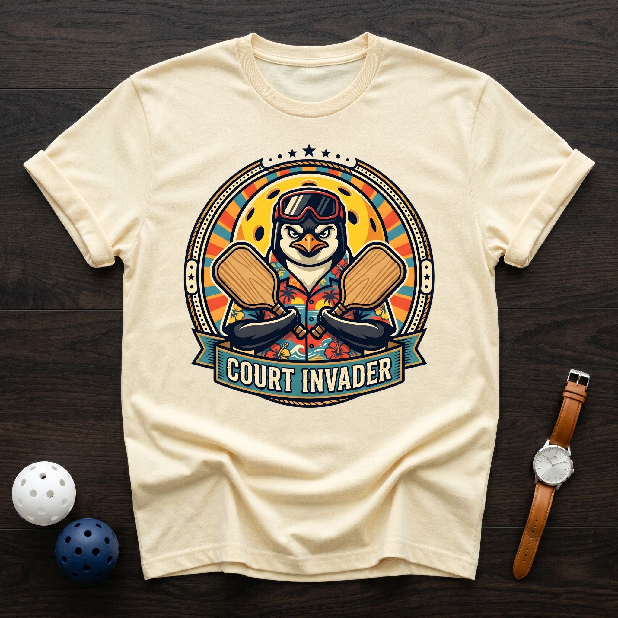 Court Invader Tee - Dink it Shop