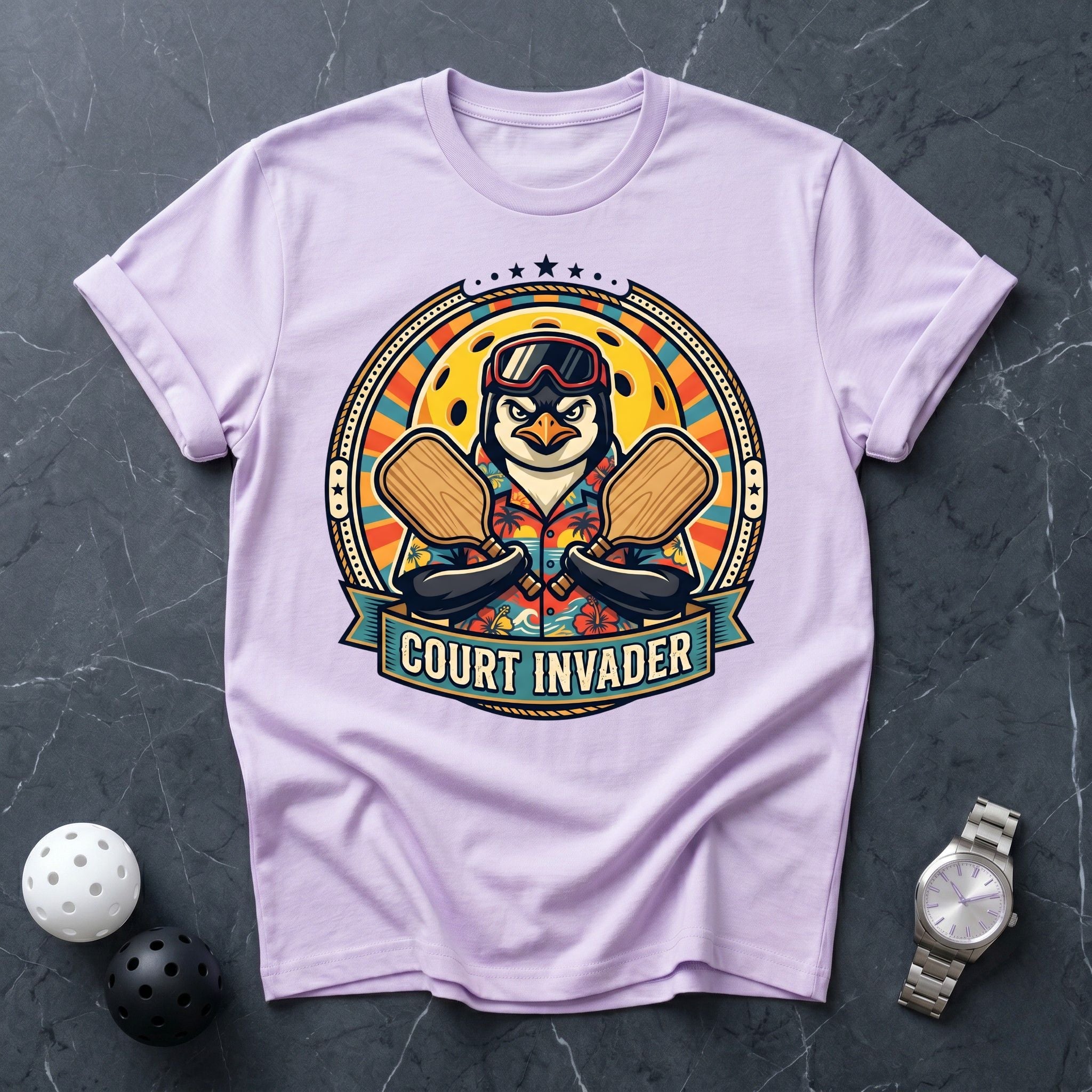 Court Invader Tee - Dink it Shop