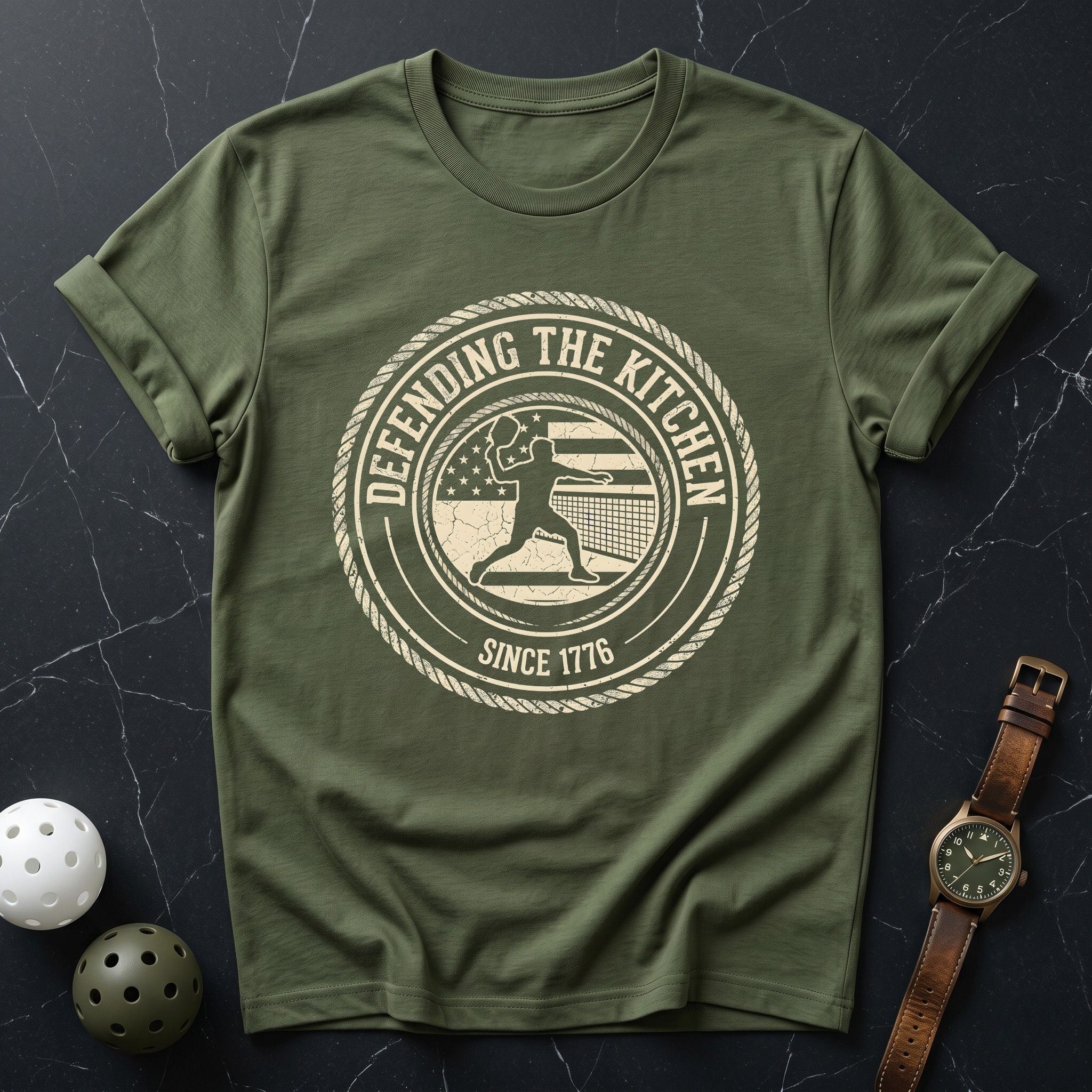 Defending The Kitchen Since 1776 Tee - Dink it Shop