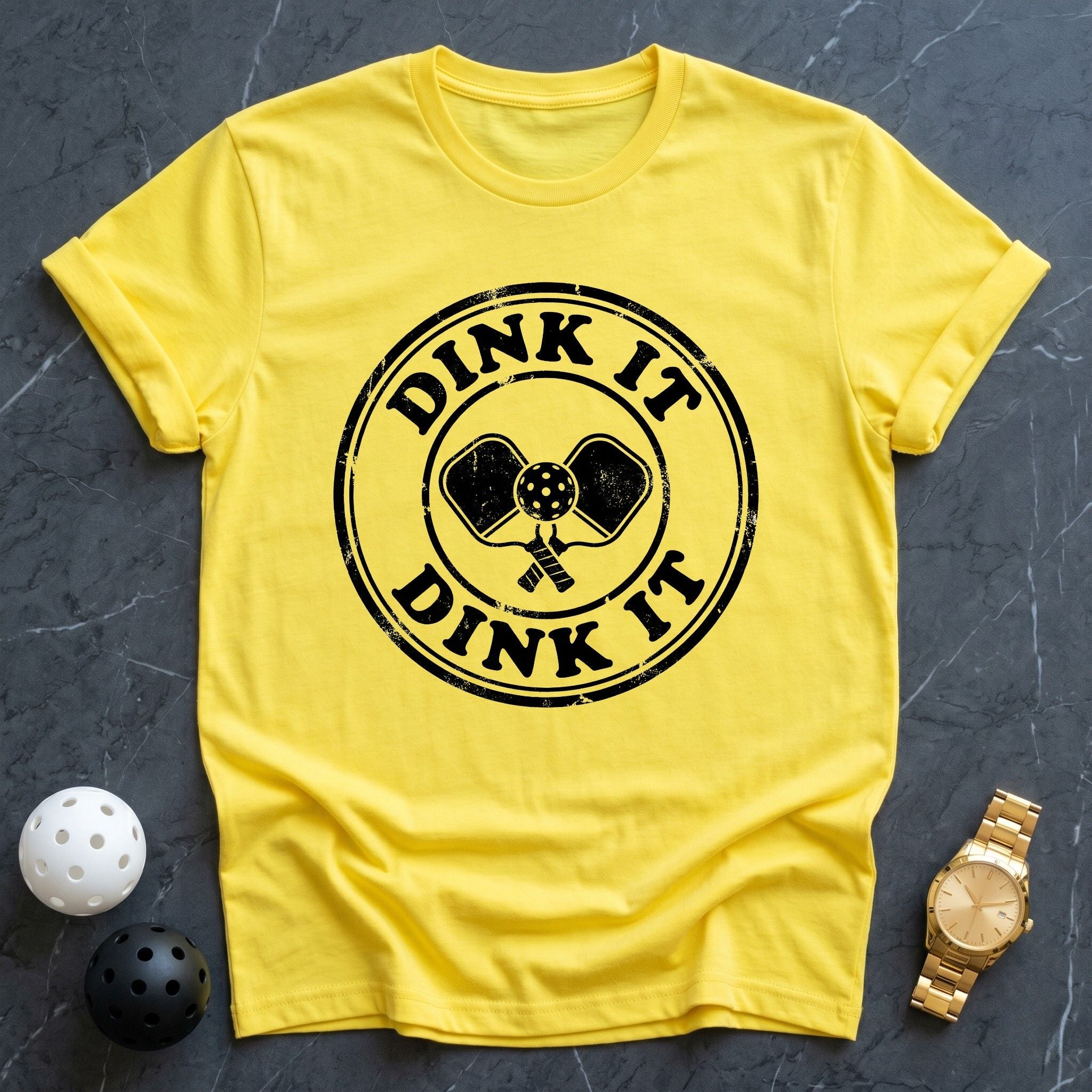 Dink It Distressed Badge Tee - Dink it Shop