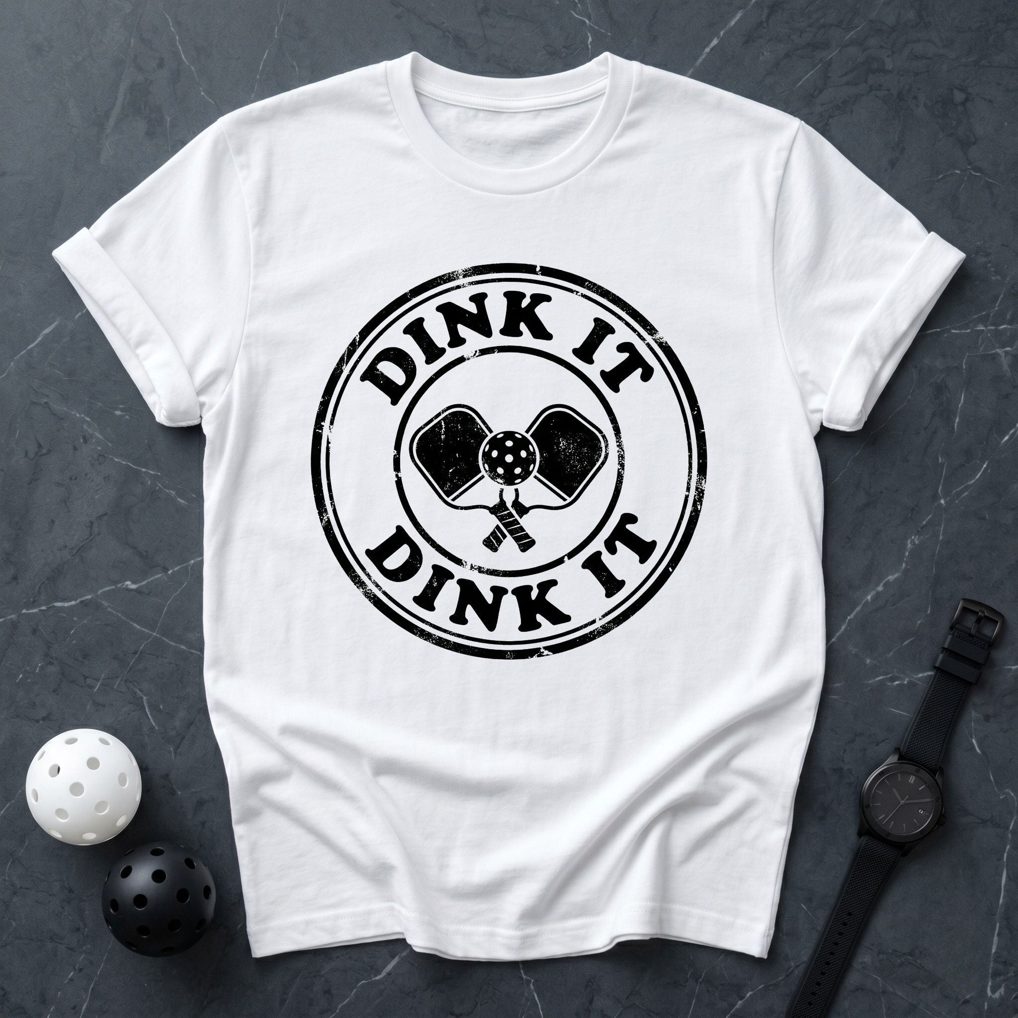 Dink It Distressed Badge Tee - Dink it Shop