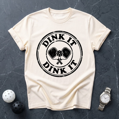 Dink It Distressed Badge Tee - Dink it Shop