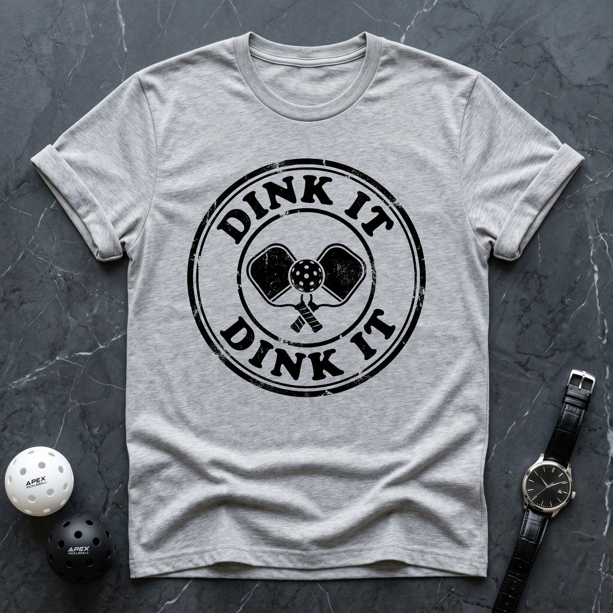 Dink It Distressed Badge Tee - Dink it Shop
