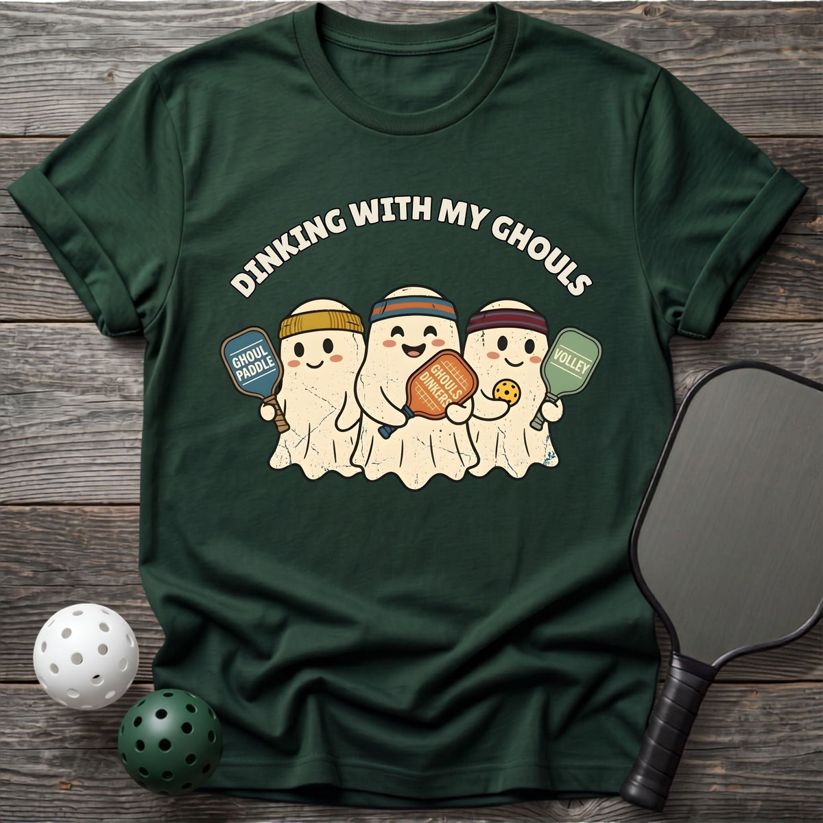 Dinking With My Ghouls Tee - Dink it Shop