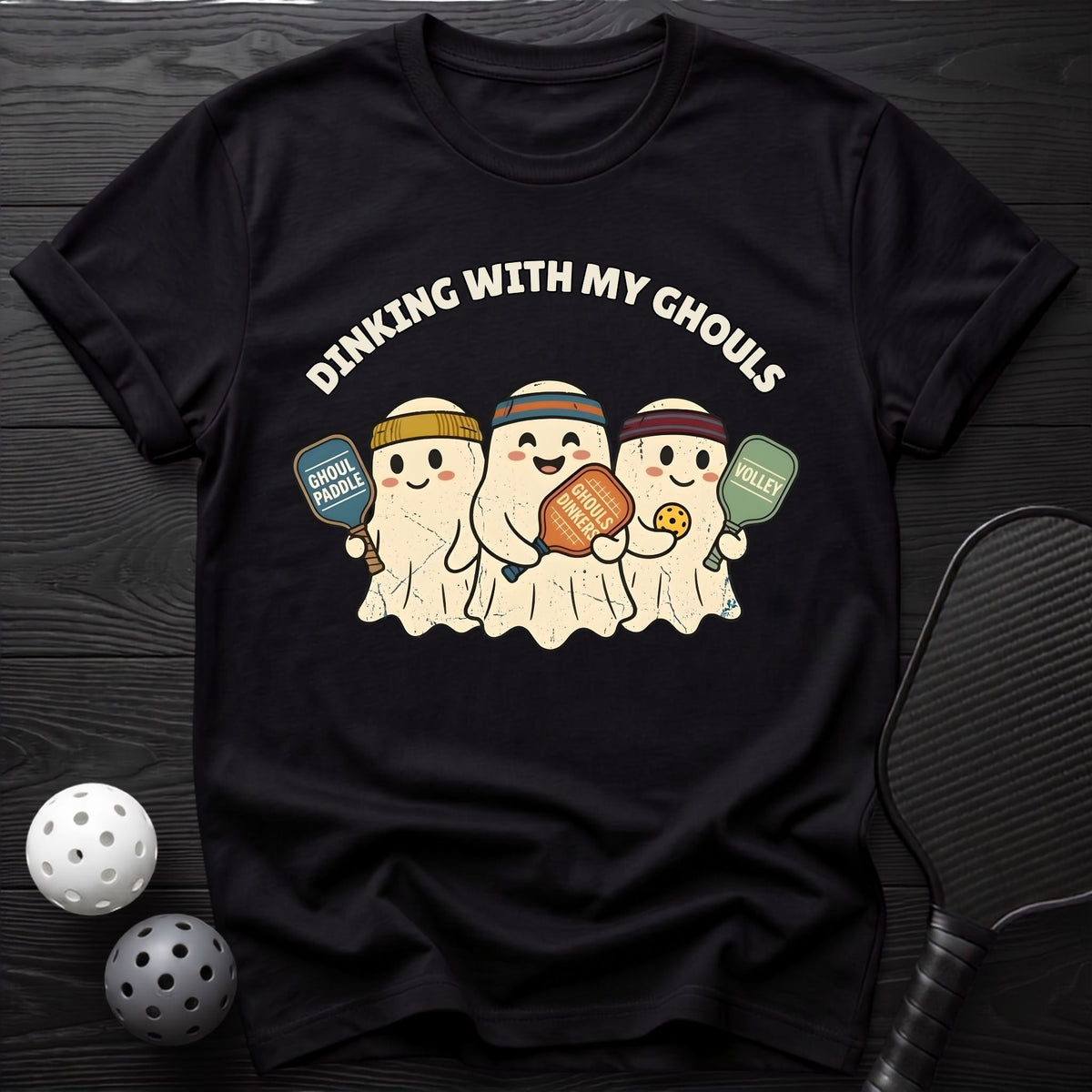 Dinking With My Ghouls Tee - Dink it Shop