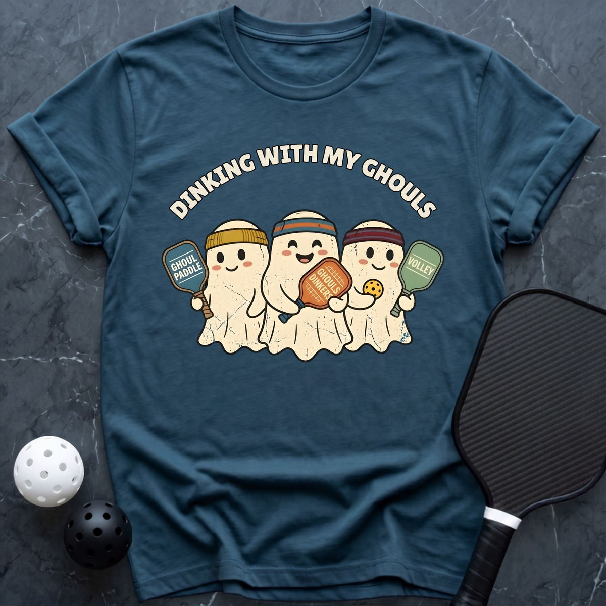 Dinking With My Ghouls Tee - Dink it Shop