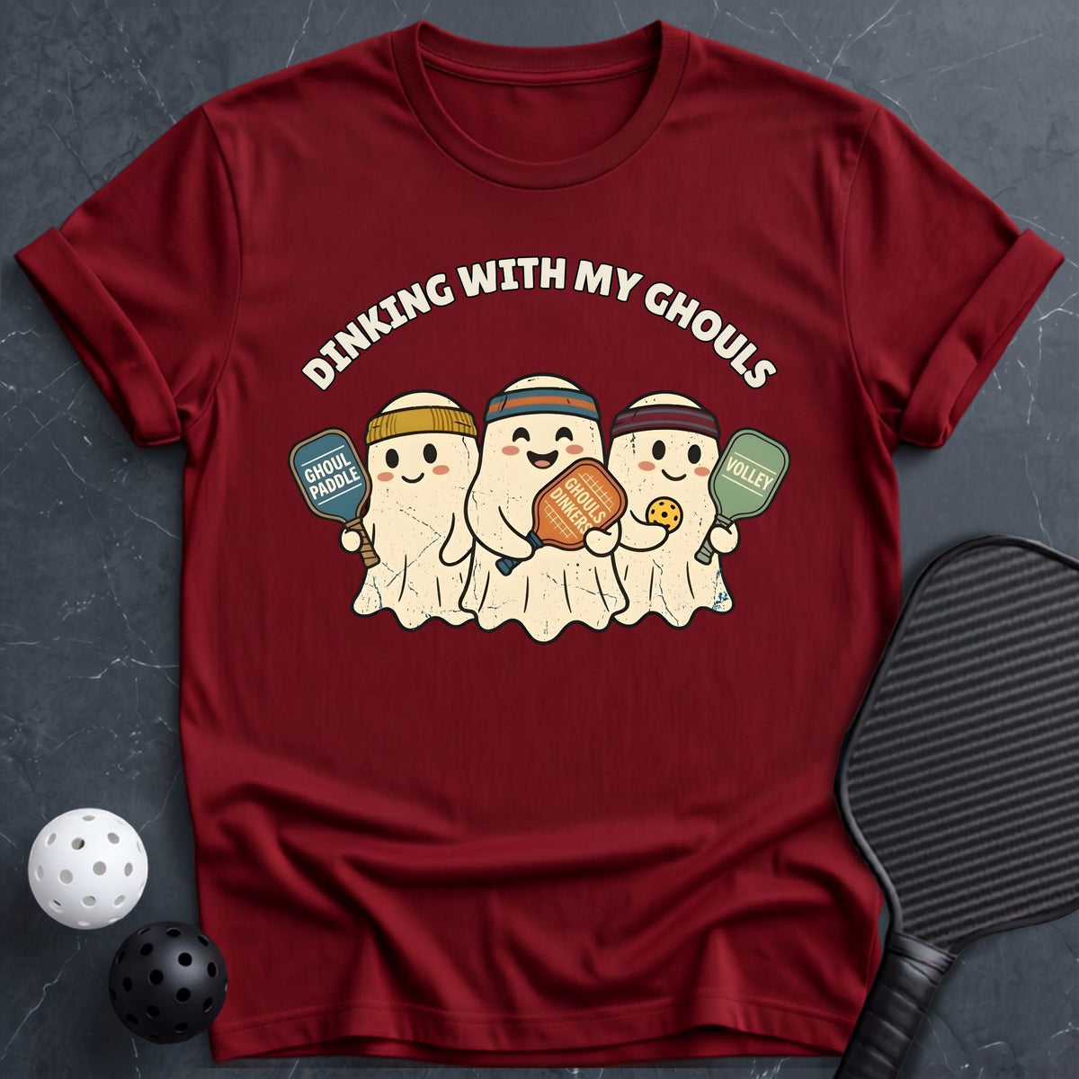 Dinking With My Ghouls Tee - Dink it Shop