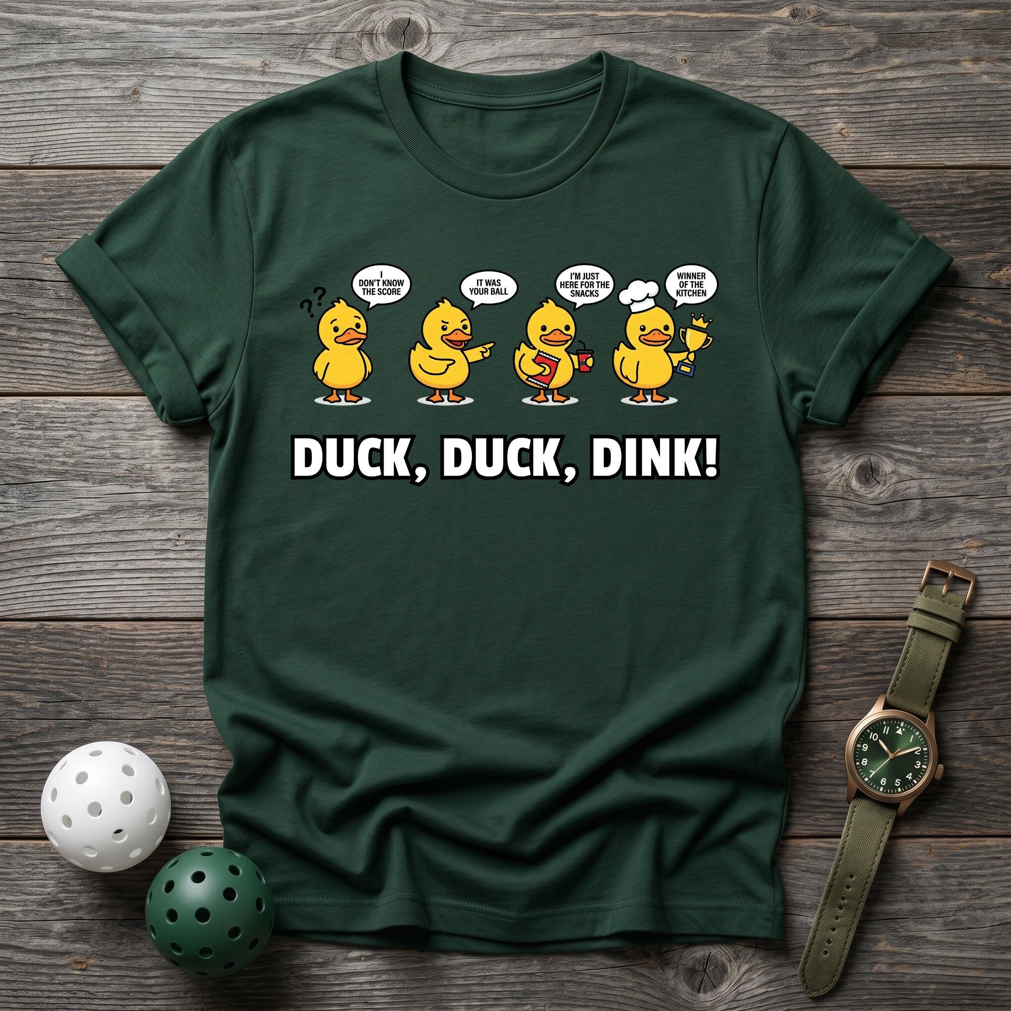 Duck Duck Dink Funny Tee - Dink it Shop