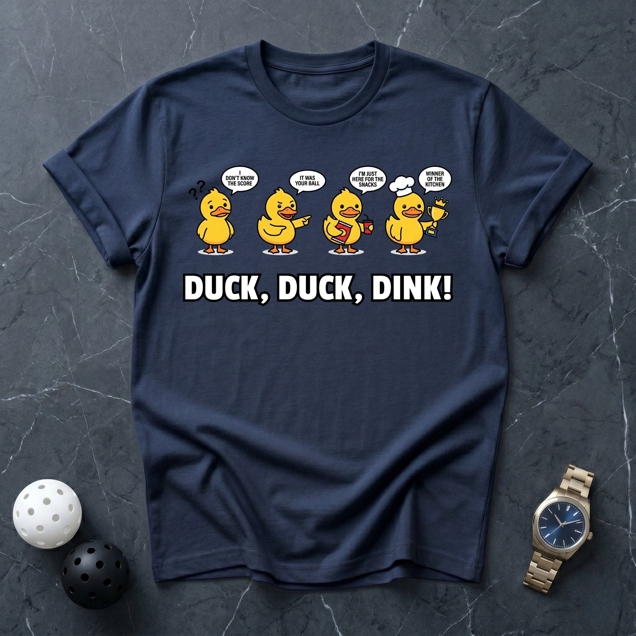 Duck Duck Dink Funny Tee - Dink it Shop