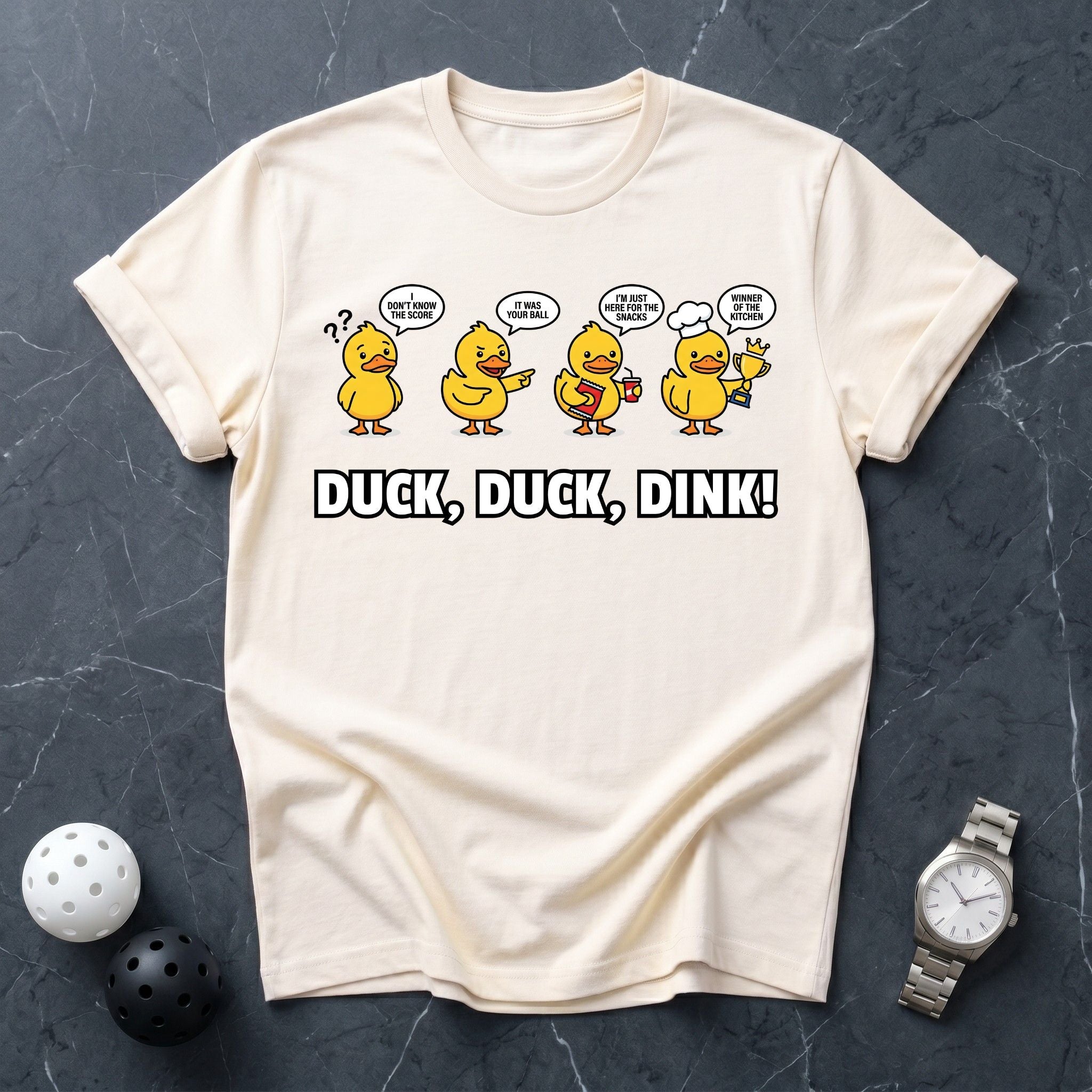 Duck Duck Dink Funny Tee - Dink it Shop