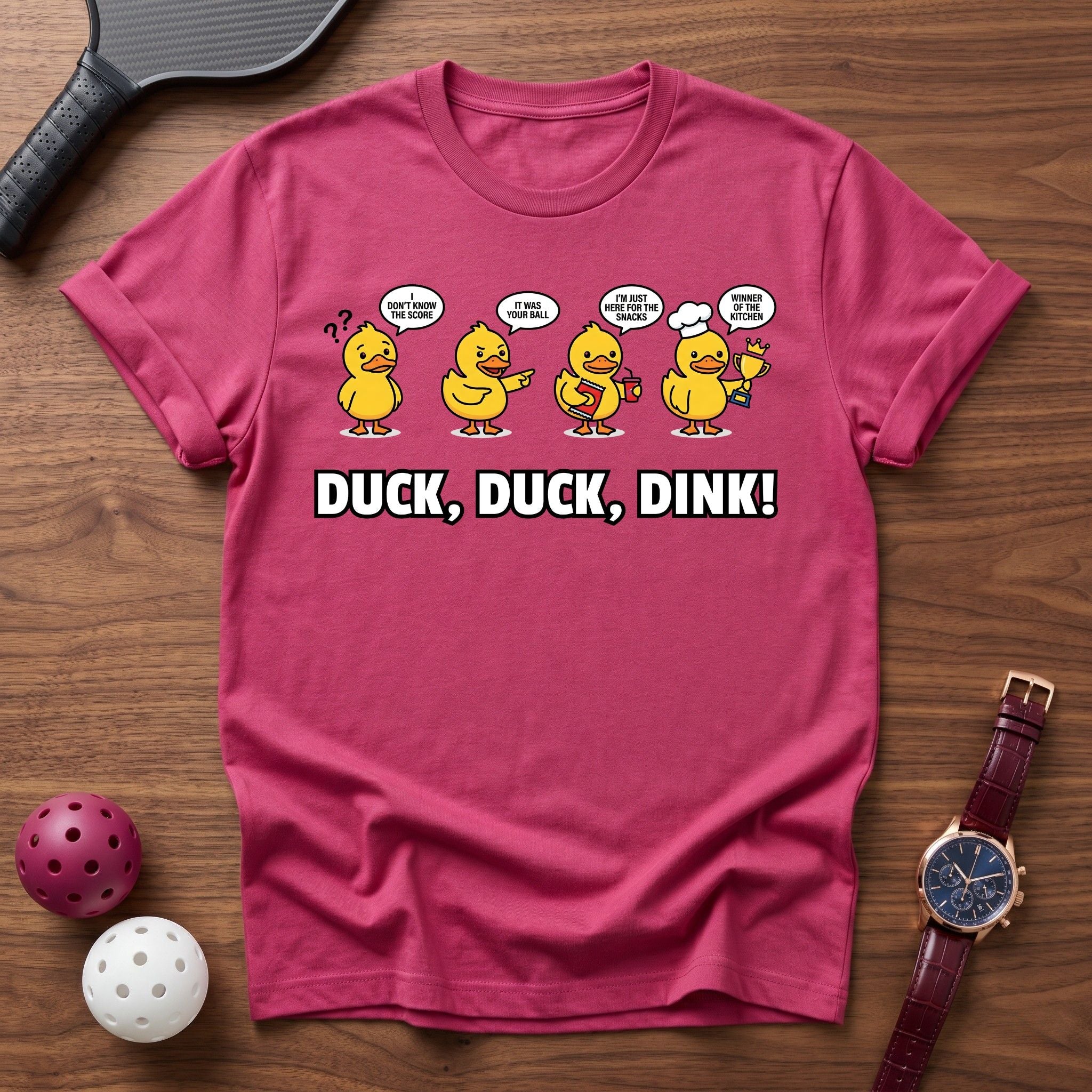 Duck Duck Dink Funny Tee - Dink it Shop