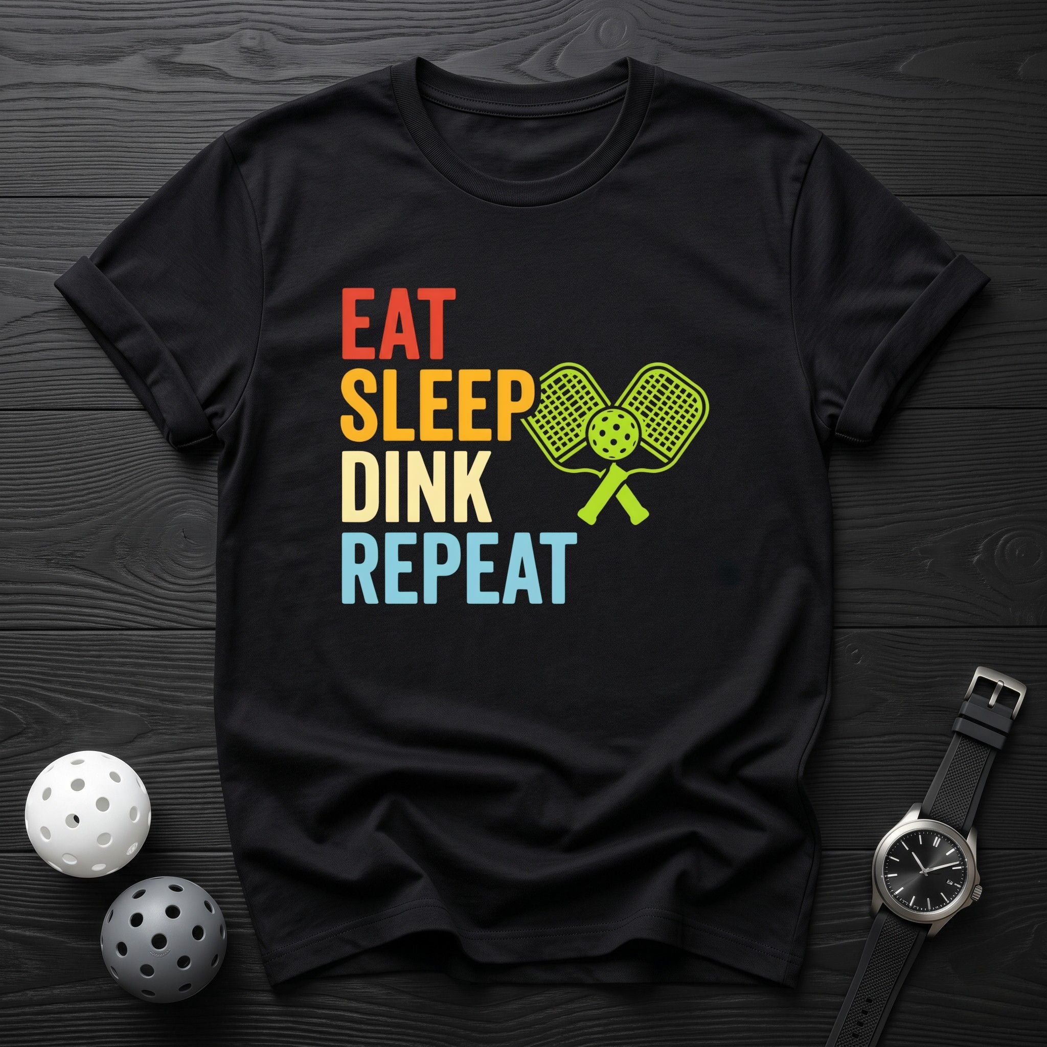 Eat Sleep Dink Repeat+ Tee - Dink it Shop