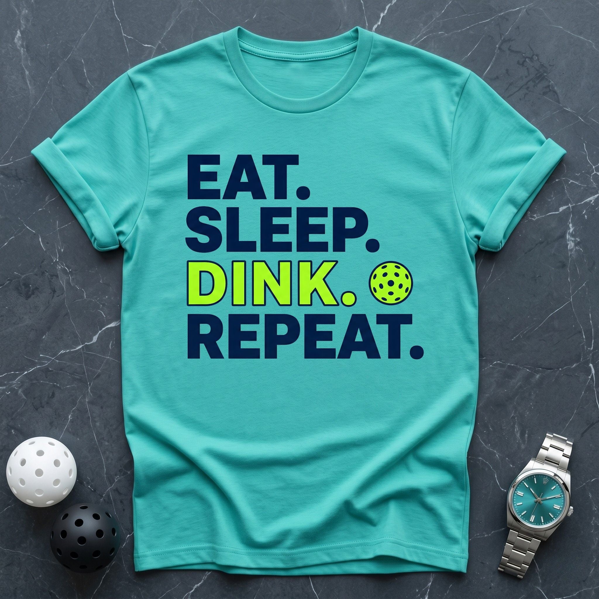 Eat Sleep Dink Repeat Tee - Dink it Shop