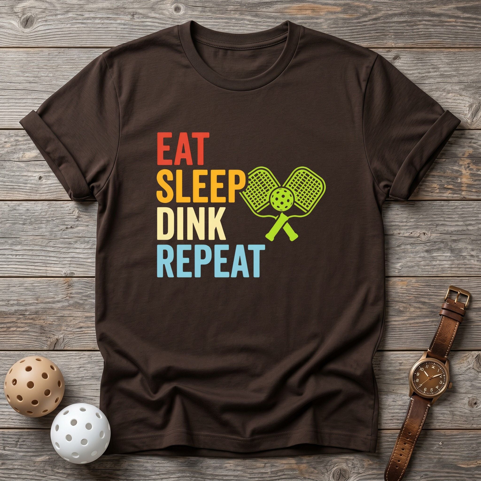 Eat Sleep Dink Repeat+ Tee - Dink it Shop
