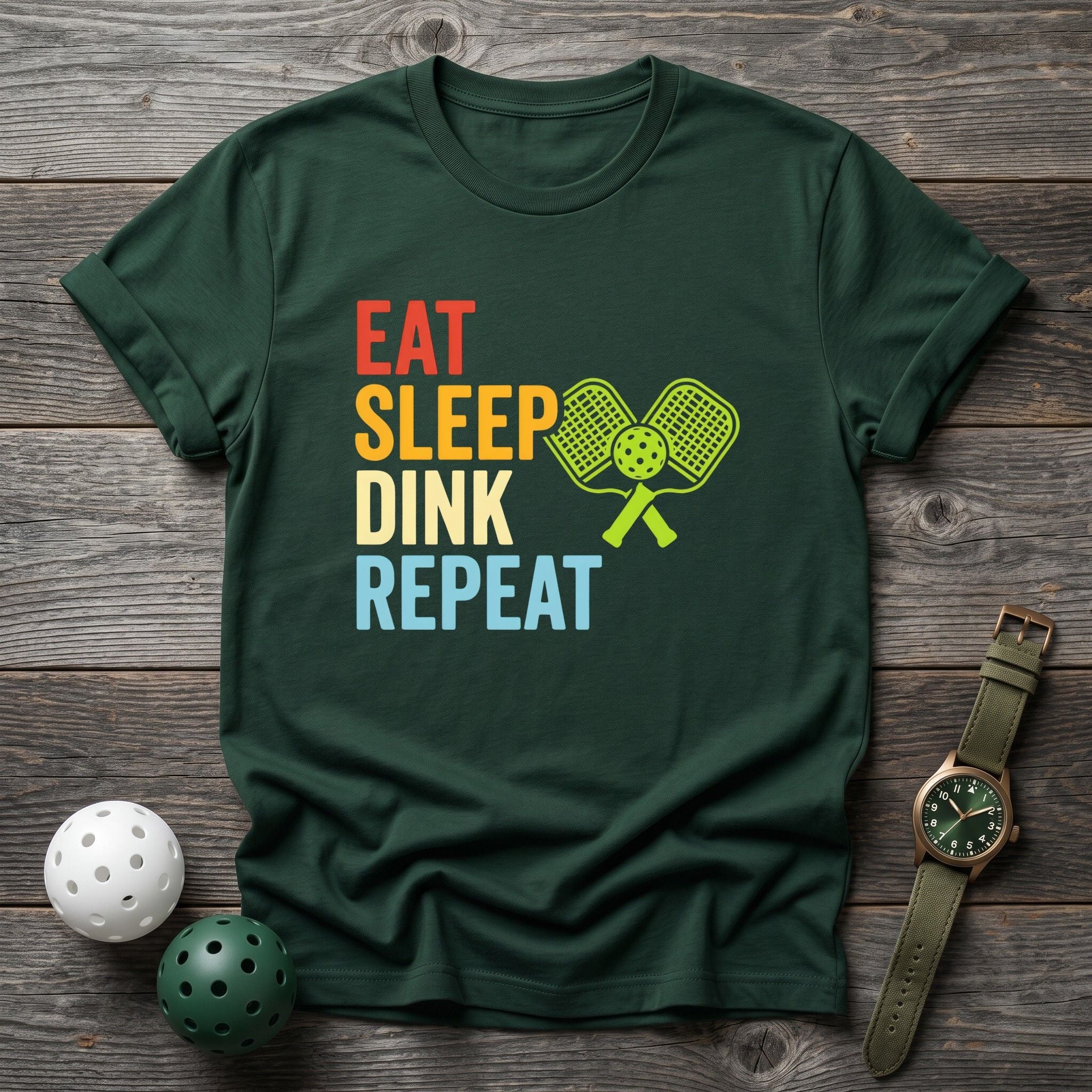 Eat Sleep Dink Repeat+ Tee - Dink it Shop