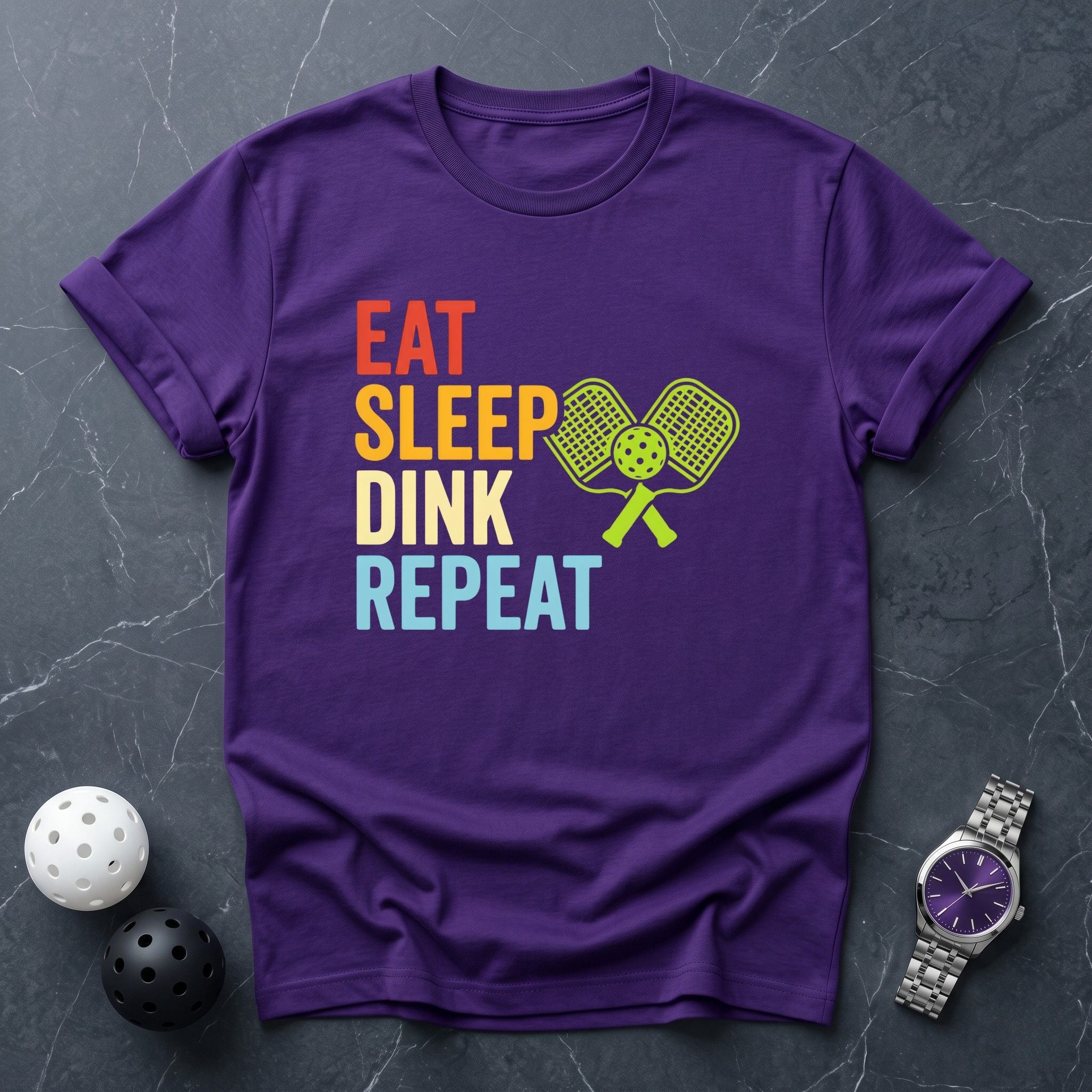 Eat Sleep Dink Repeat+ Tee - Dink it Shop