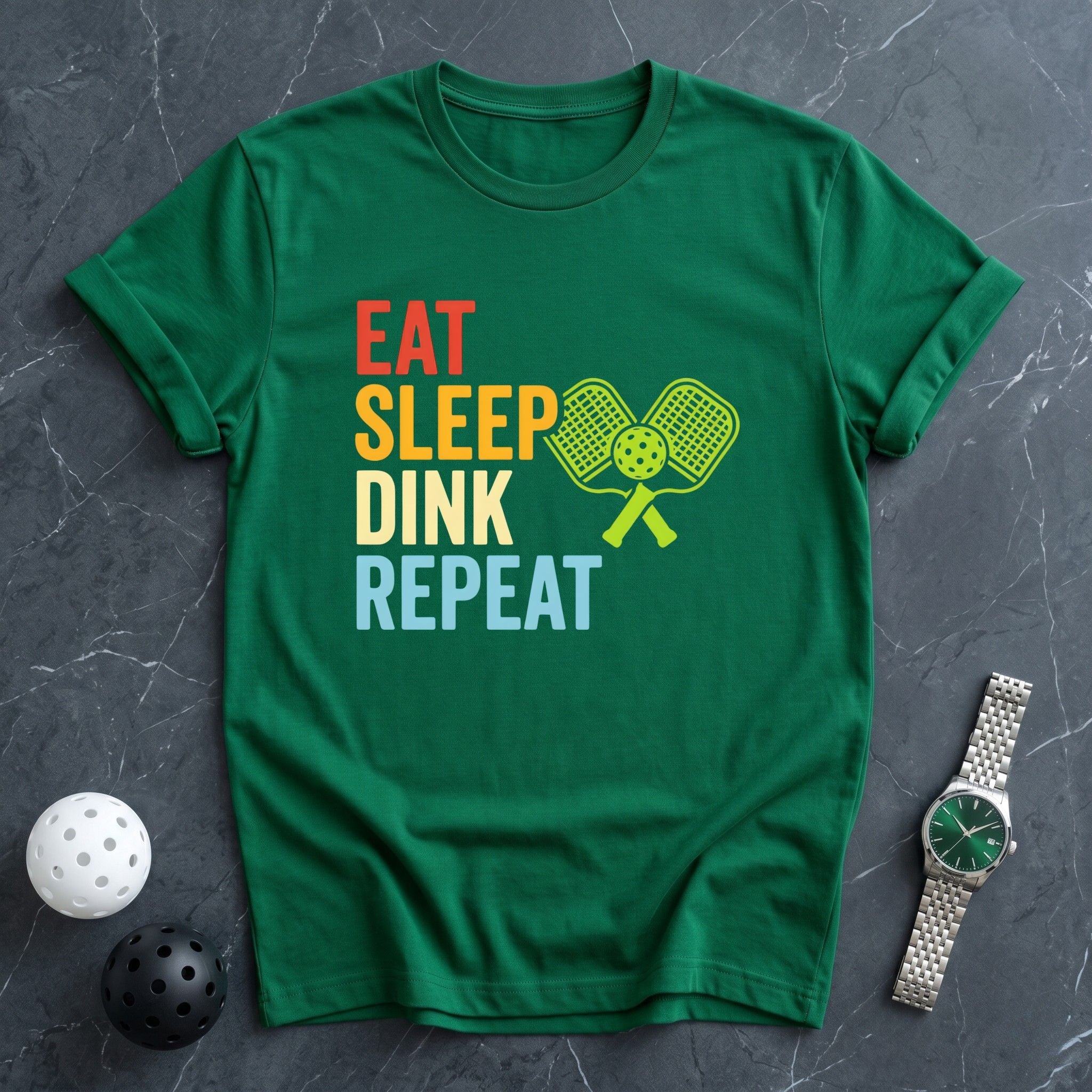 Eat Sleep Dink Repeat+ Tee - Dink it Shop