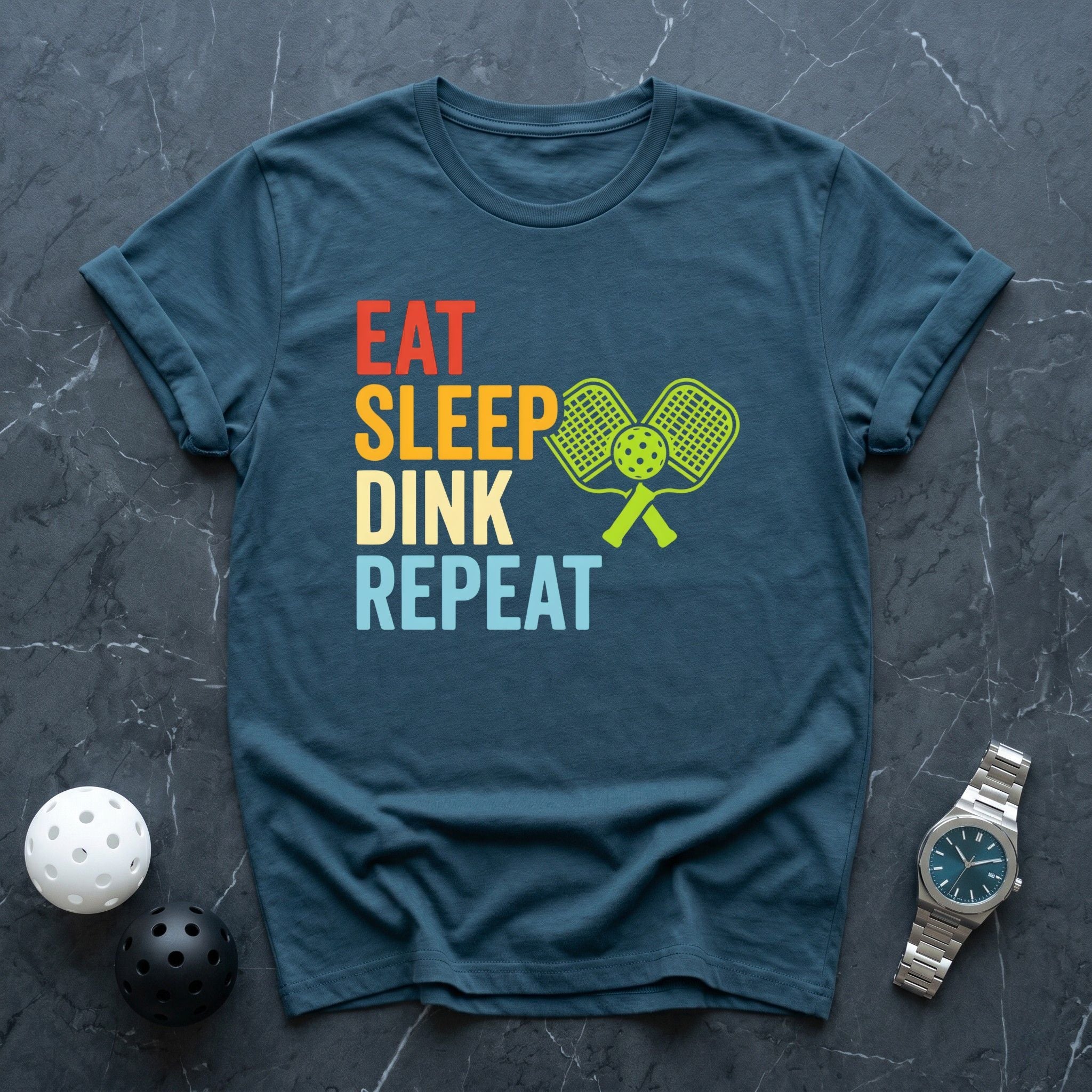 Eat Sleep Dink Repeat+ Tee - Dink it Shop