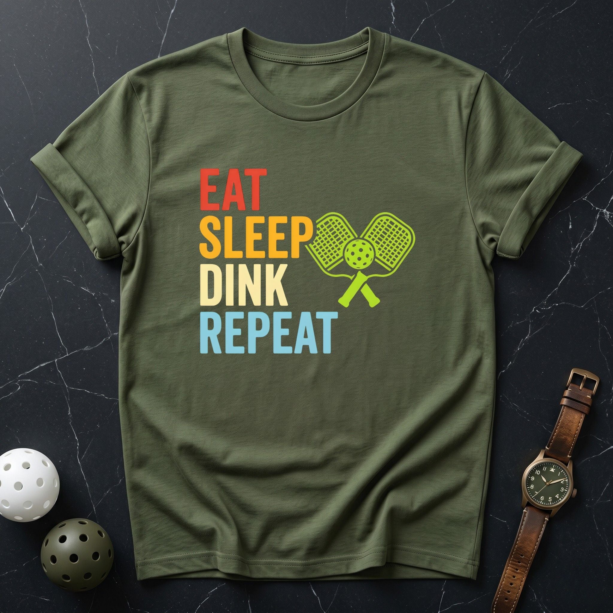 Eat Sleep Dink Repeat+ Tee - Dink it Shop
