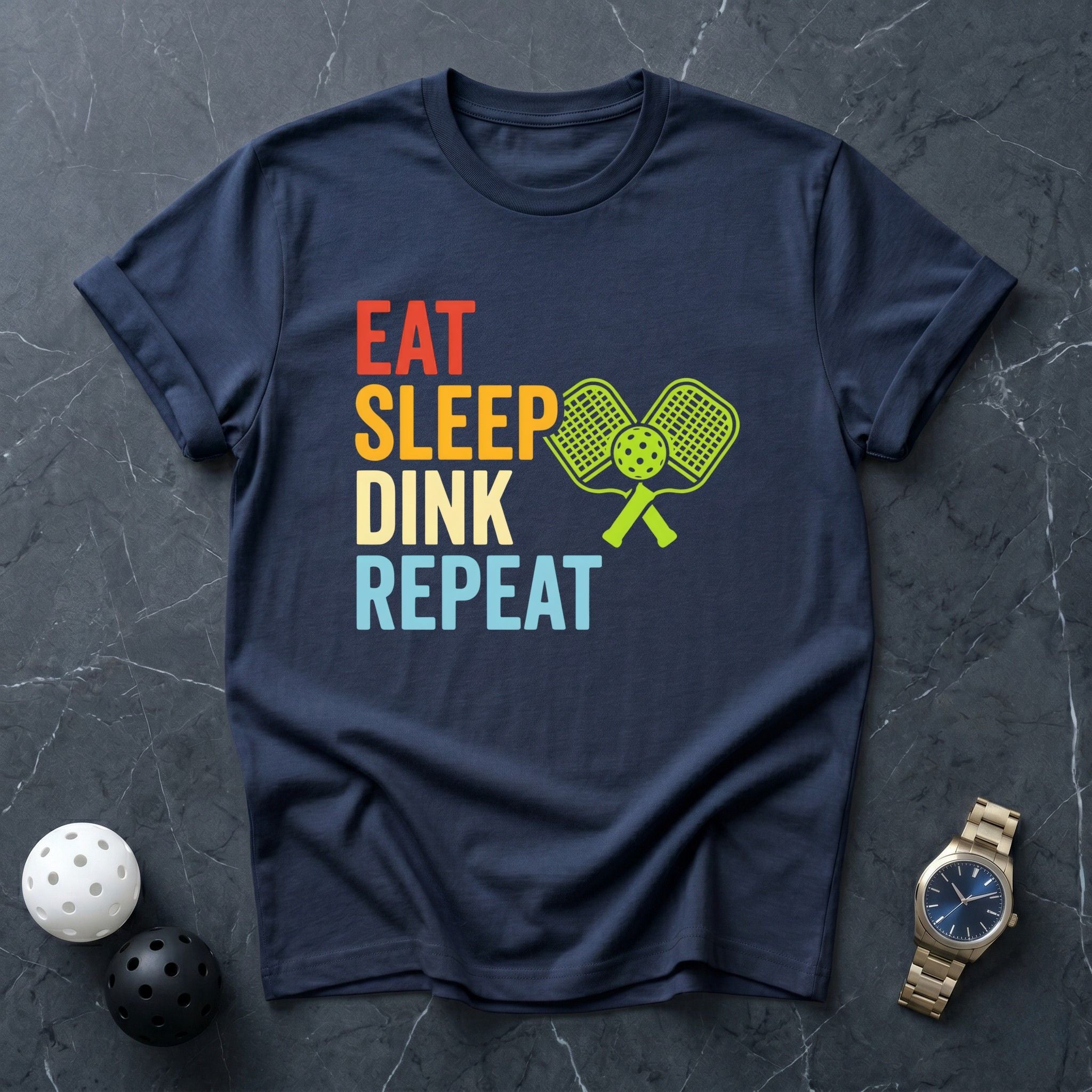 Eat Sleep Dink Repeat+ Tee - Dink it Shop