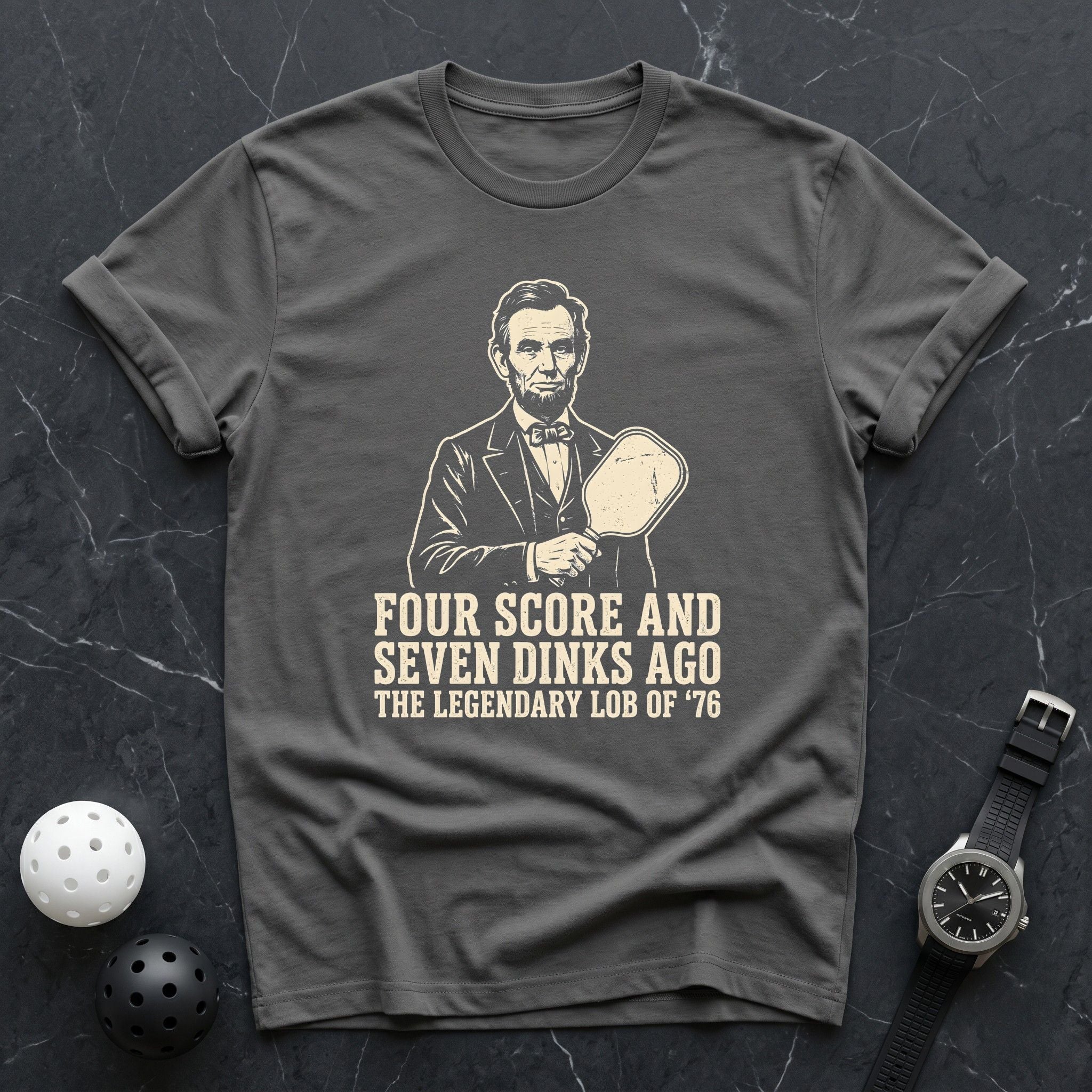 Four Score Lincoln Tee - Dink it Shop