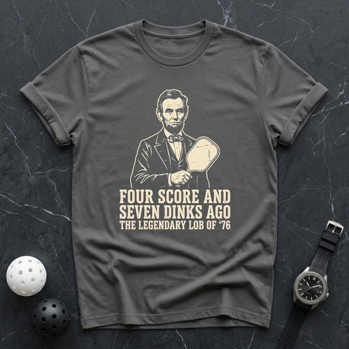 Four Score Lincoln Tee - Dink it Shop