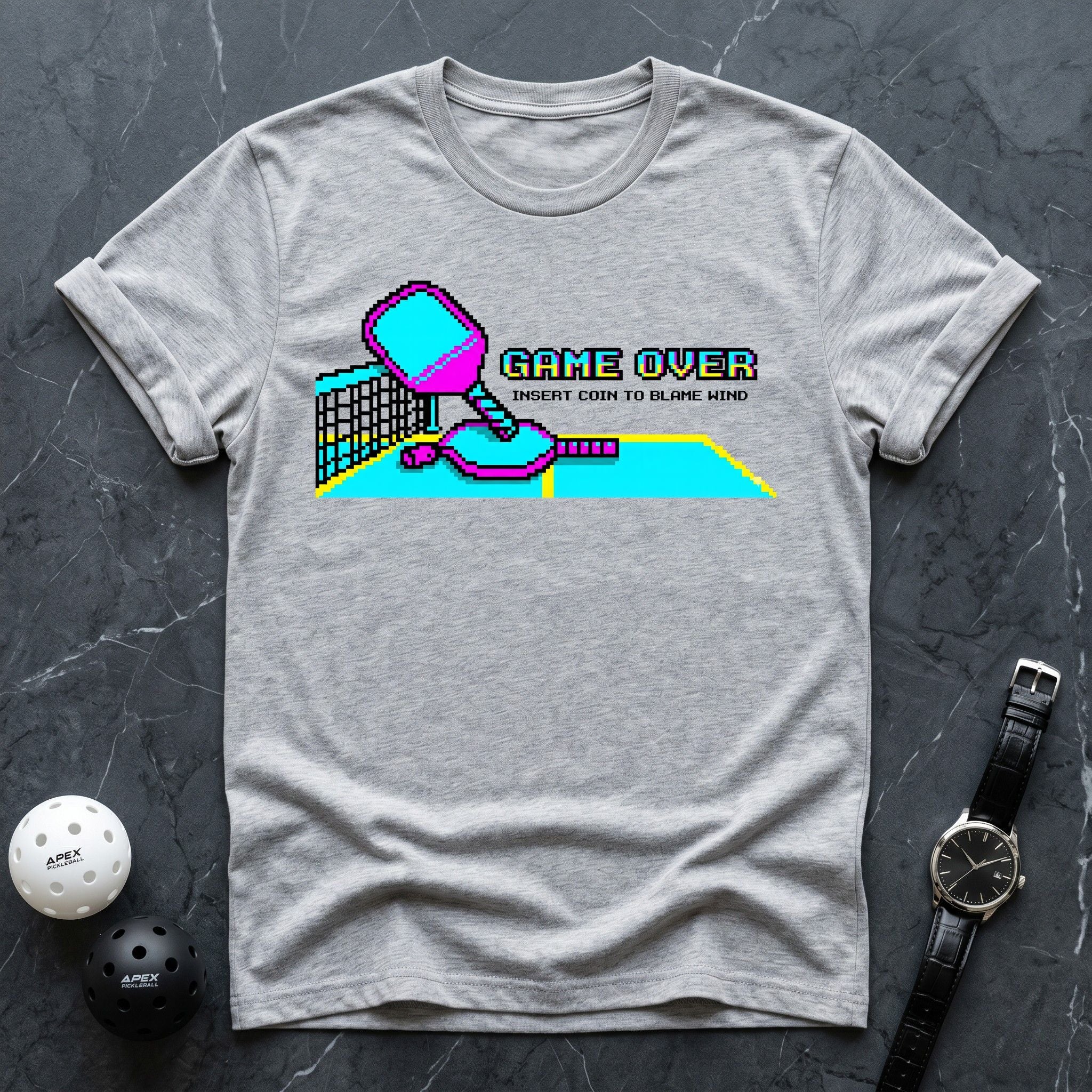 Game Over Insert Coin Arcade Tee - Dink it Shop