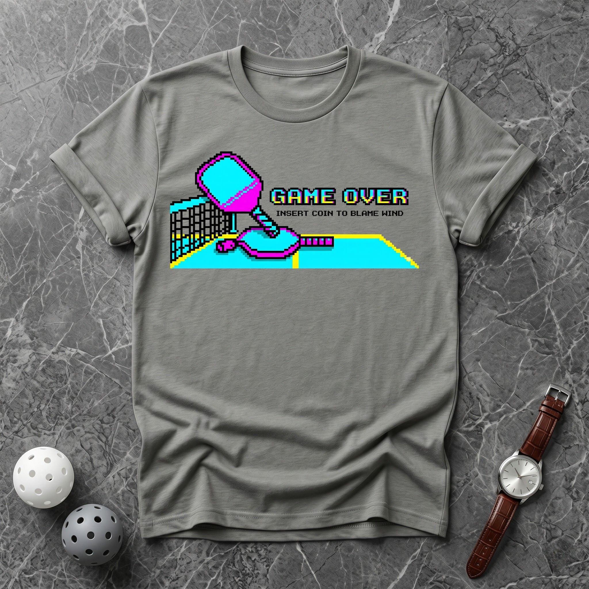 Game Over Insert Coin Arcade Tee - Dink it Shop