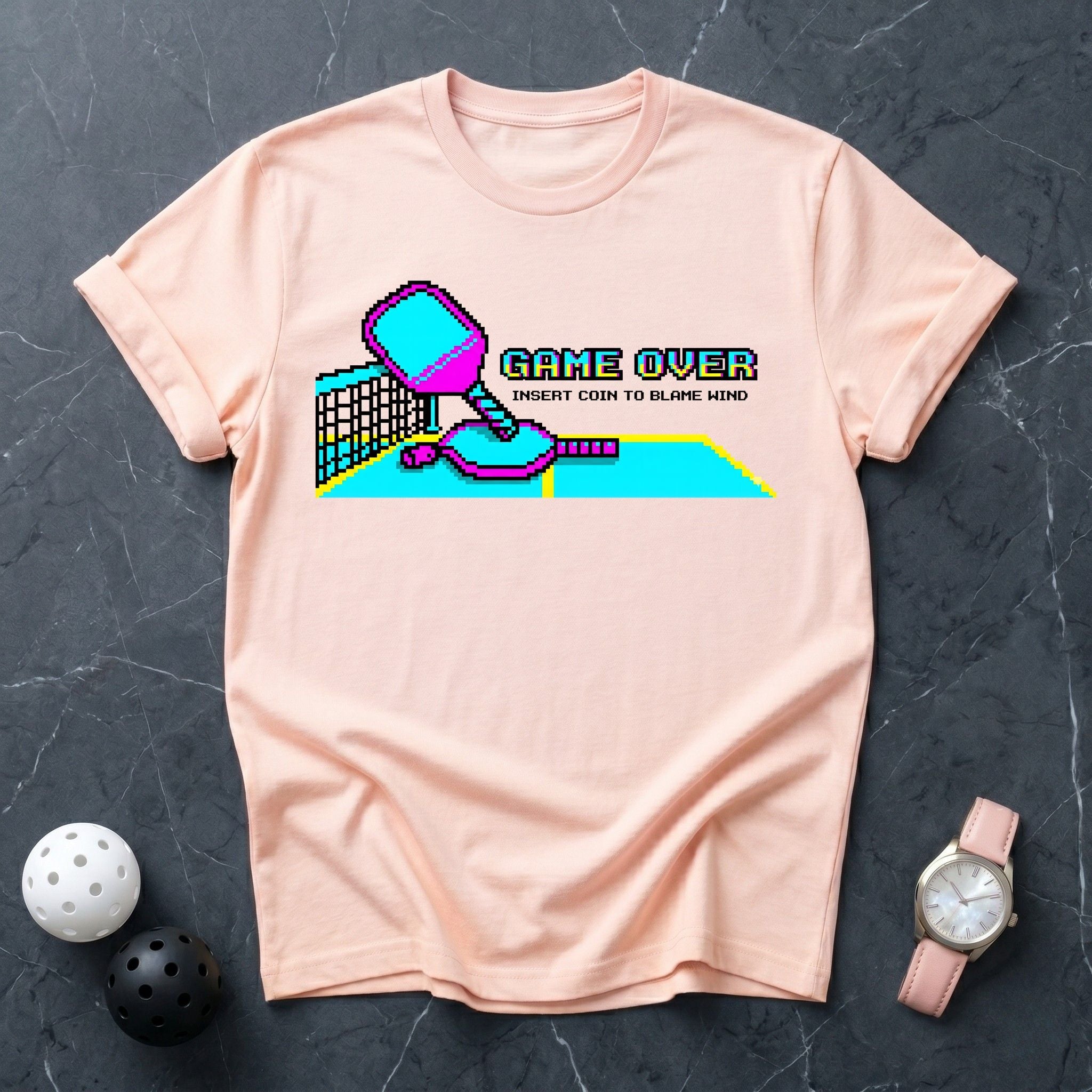 Game Over Insert Coin Arcade Tee - Dink it Shop
