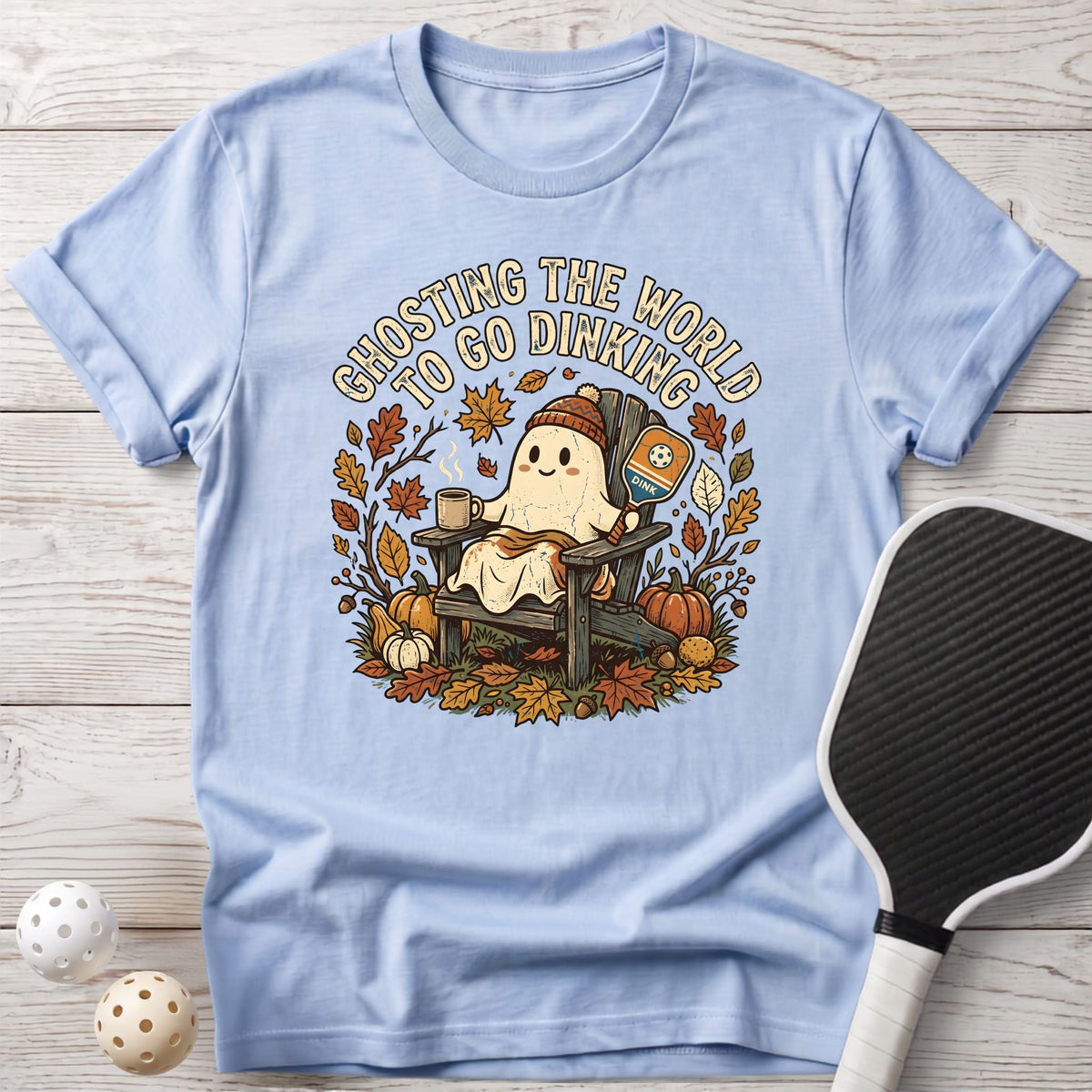 Ghosting The World Tee - Dink it Shop