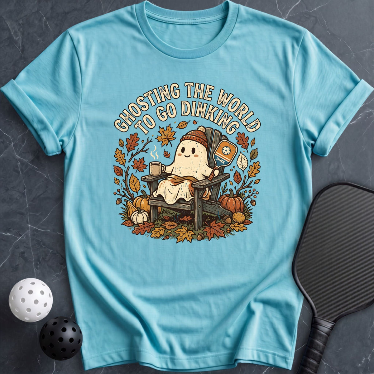 Ghosting The World Tee - Dink it Shop