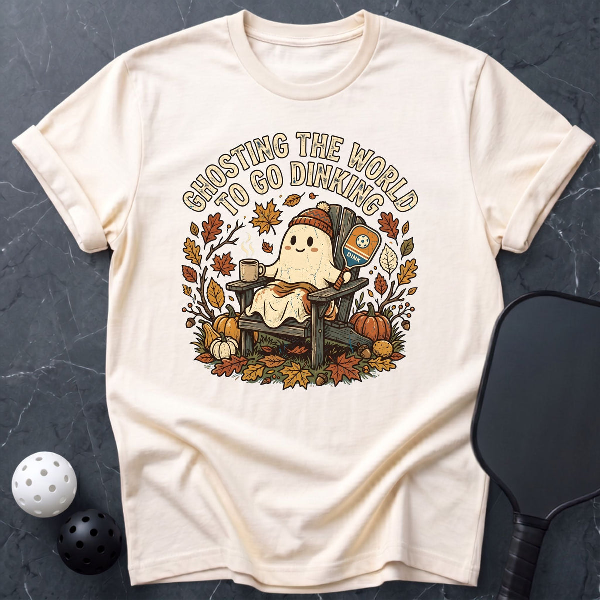 Ghosting The World Tee - Dink it Shop