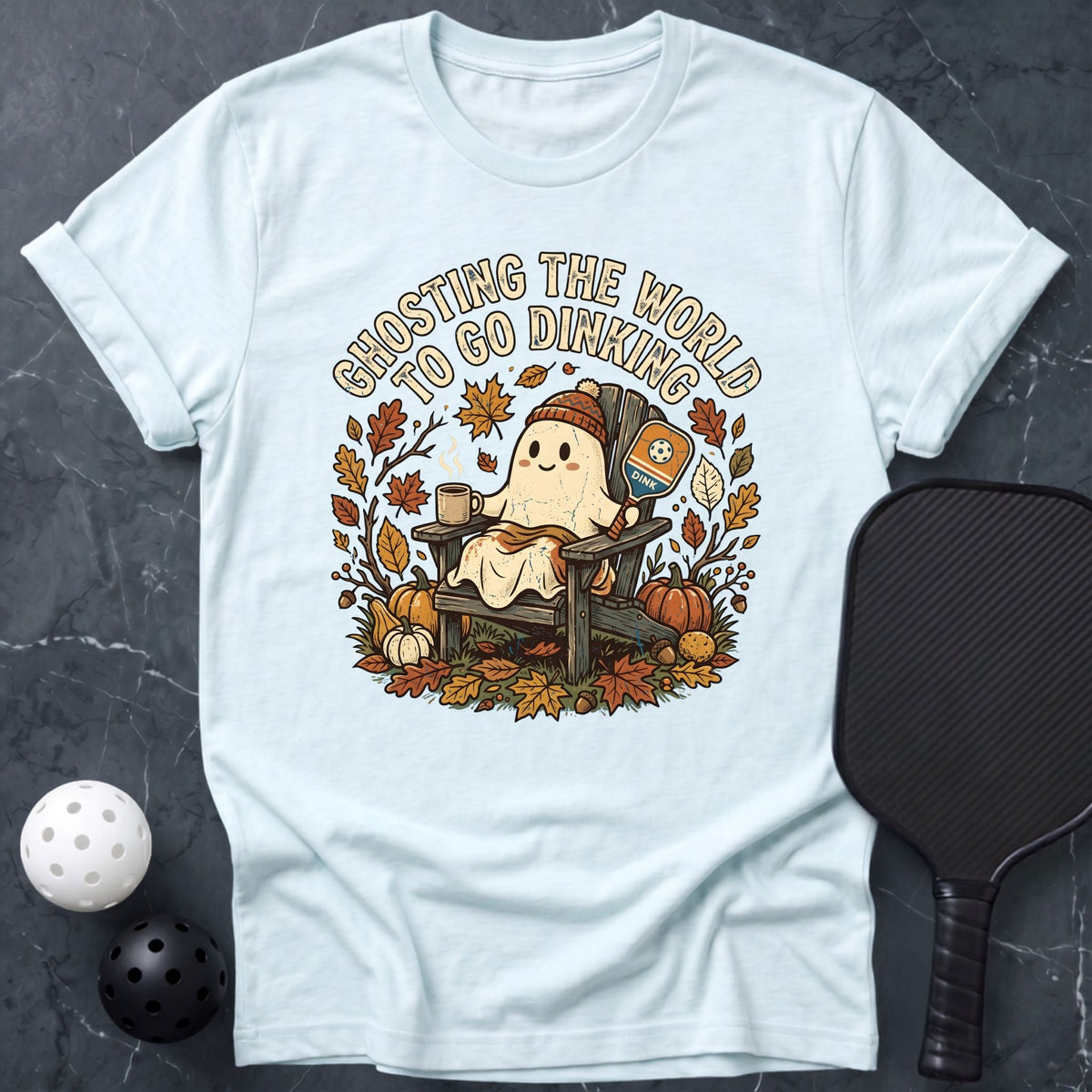 Ghosting The World Tee - Dink it Shop
