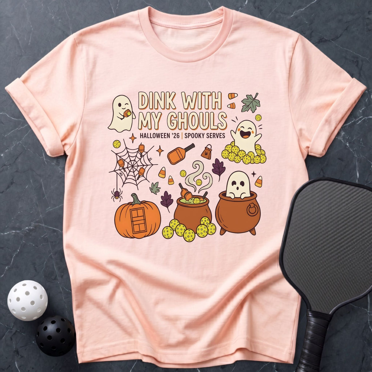Halloween Spooky Servers Tee - Dink it Shop