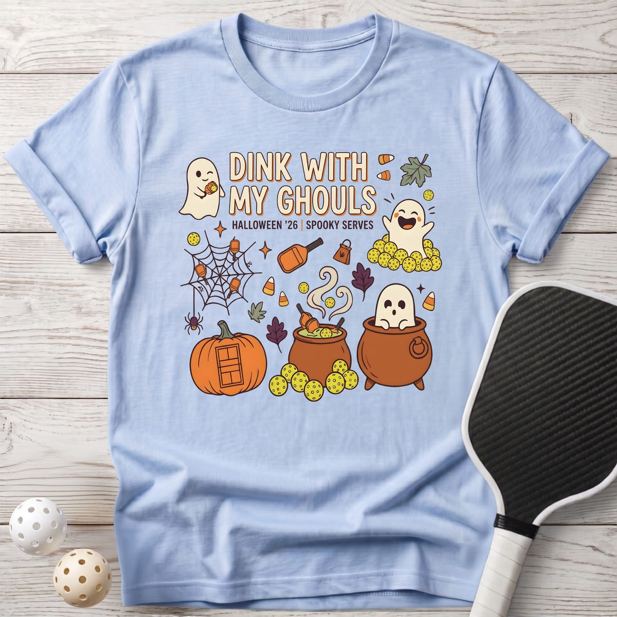 Halloween Spooky Servers Tee - Dink it Shop