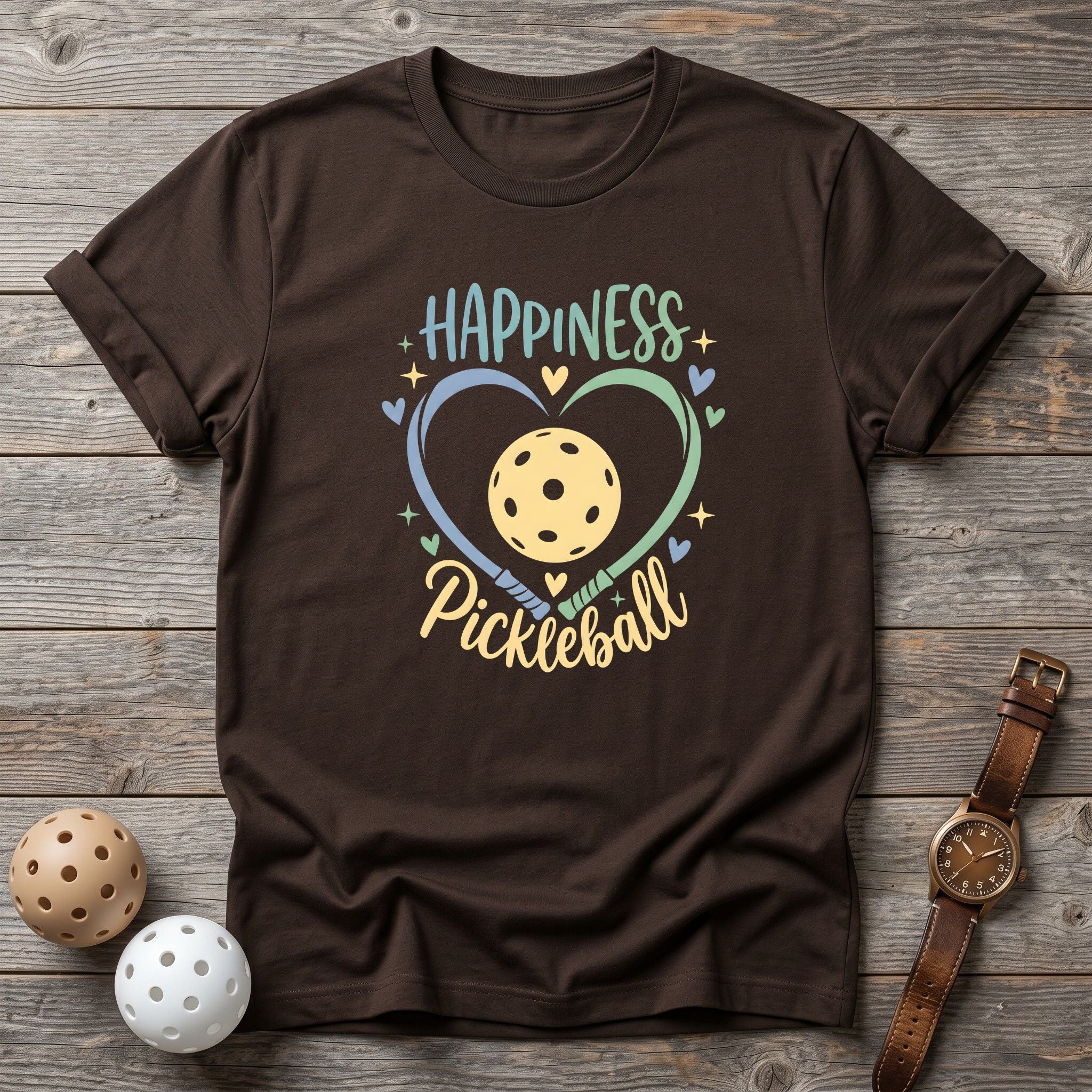 Happiness Is Pickleball Tee - Dink it Shop