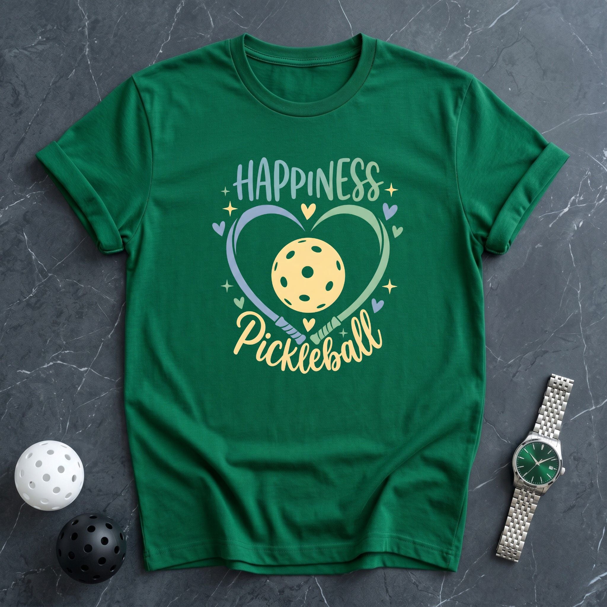 Happiness Is Pickleball Tee - Dink it Shop