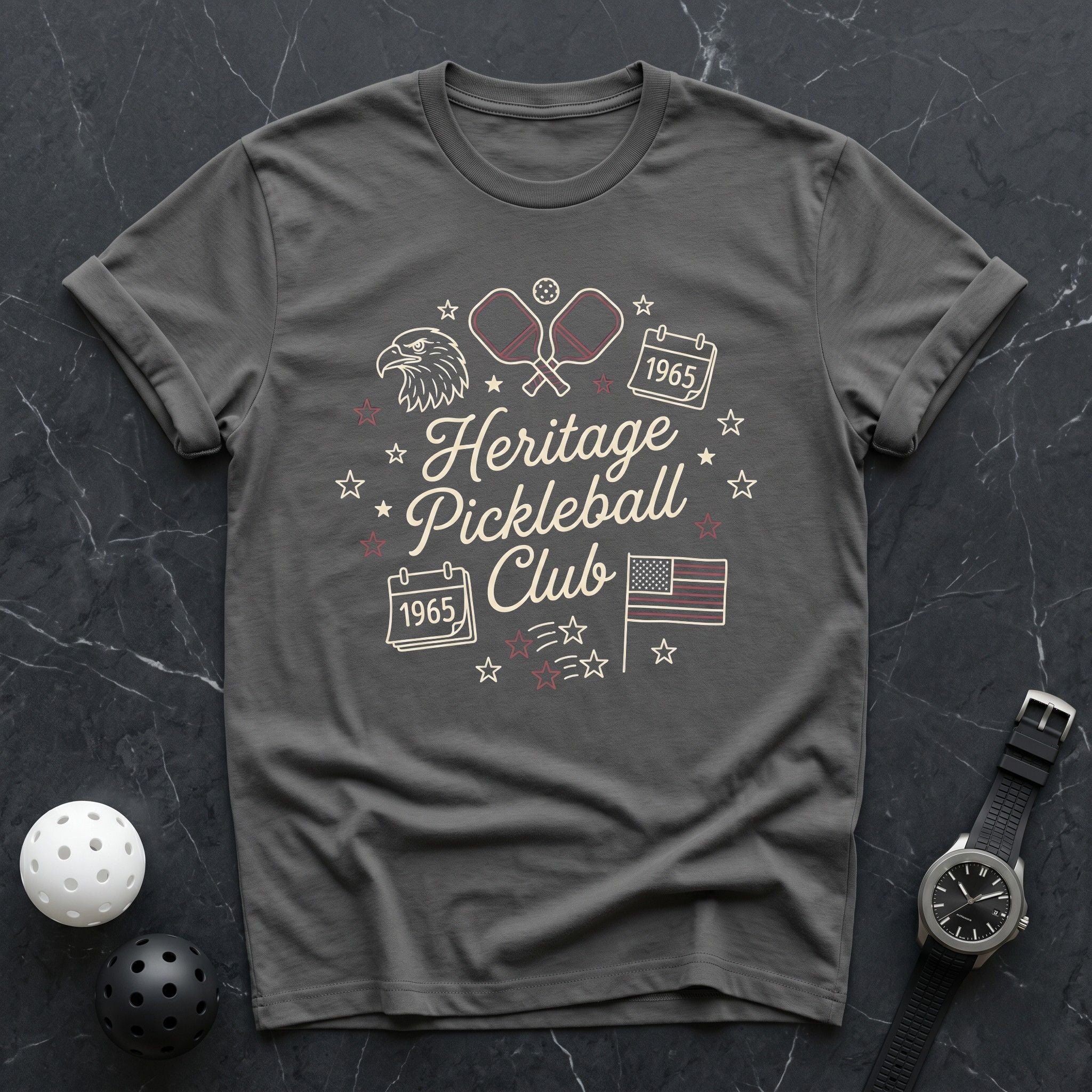 Heritage Pickleball Club Tee - Dink it Shop