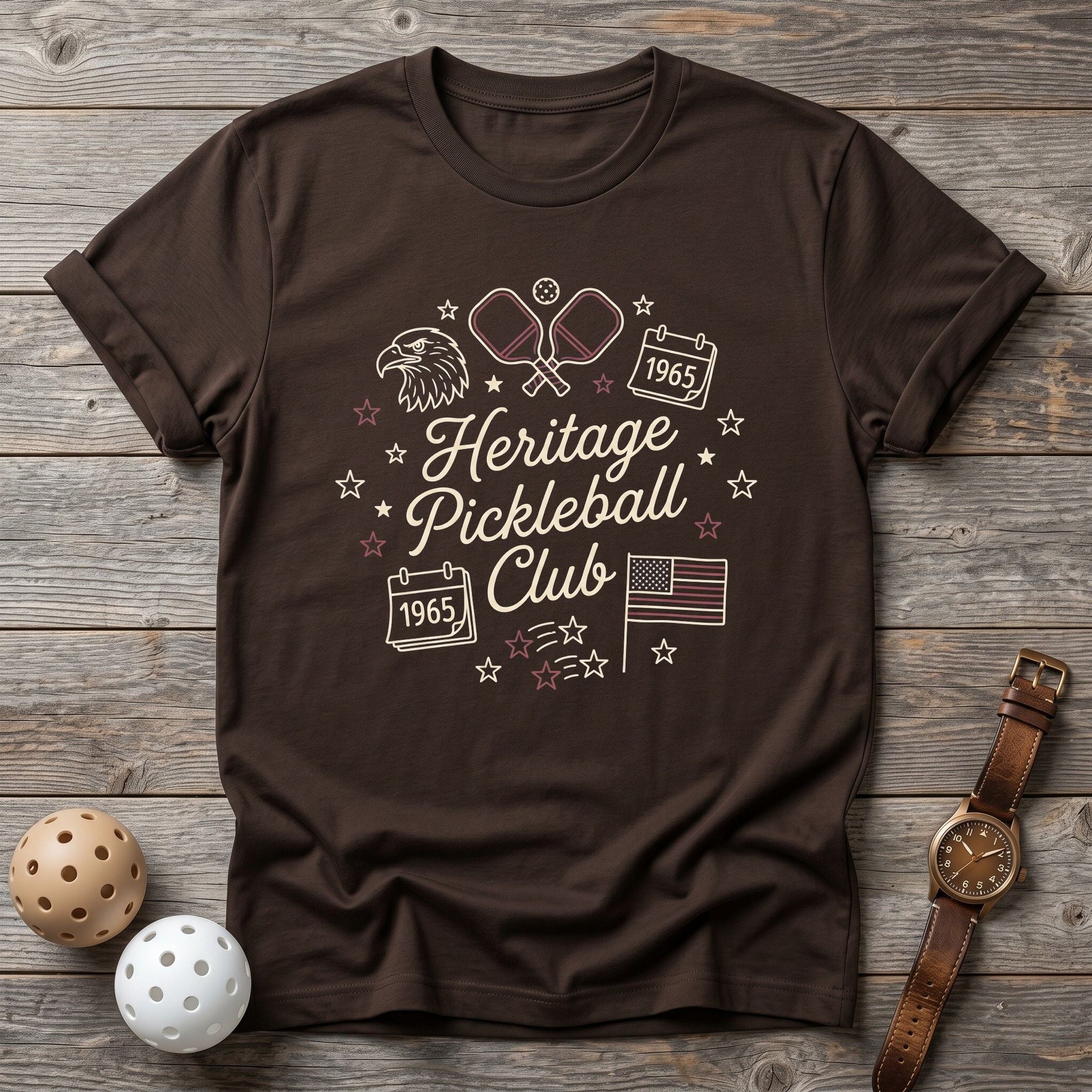Heritage Pickleball Club Tee - Dink it Shop