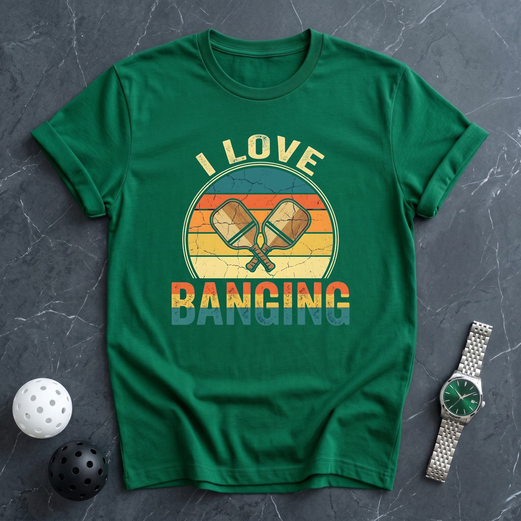 i Love Banging Pickleball Tee - Dink it Shop