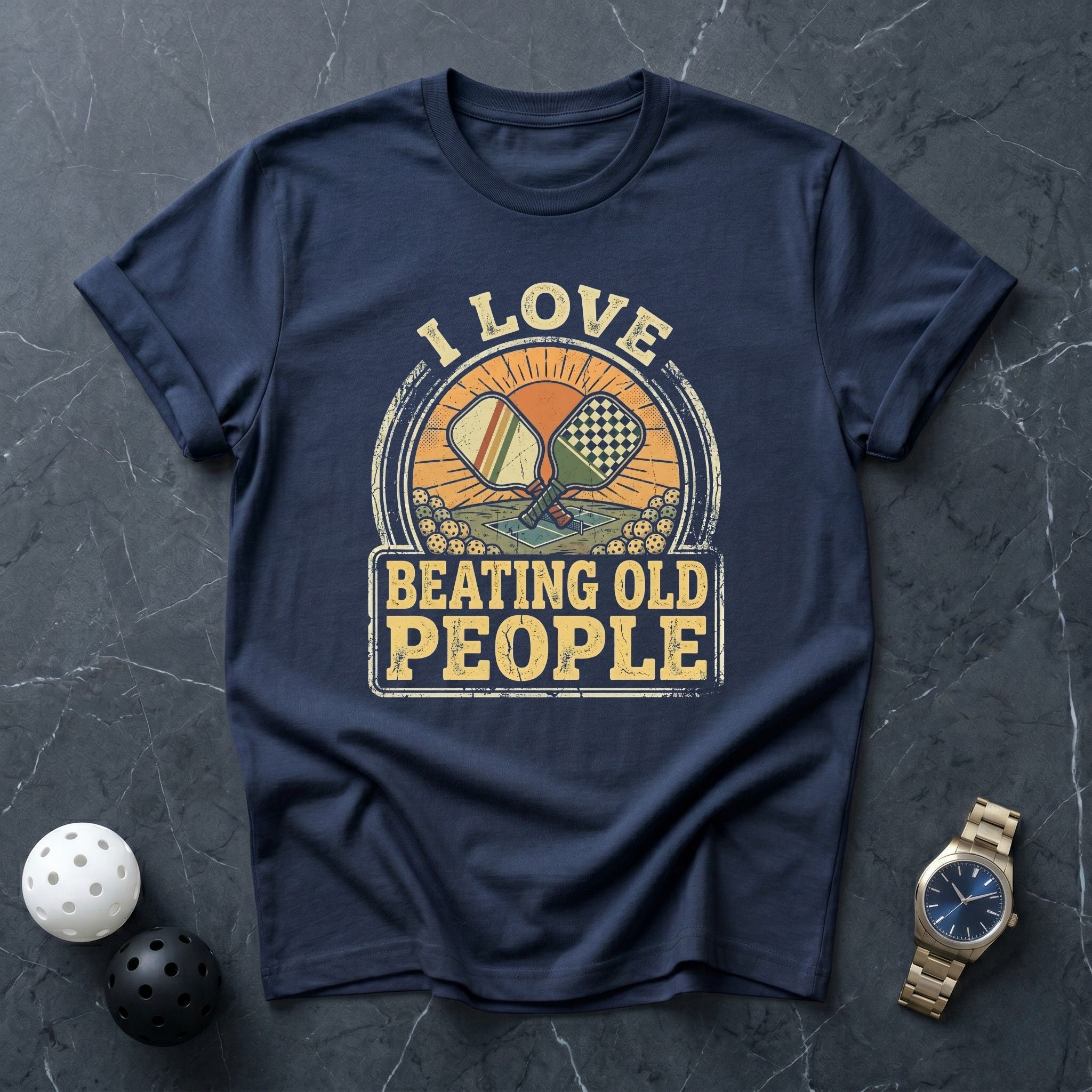 i Love Beating Old People! Tee - Dink it Shop