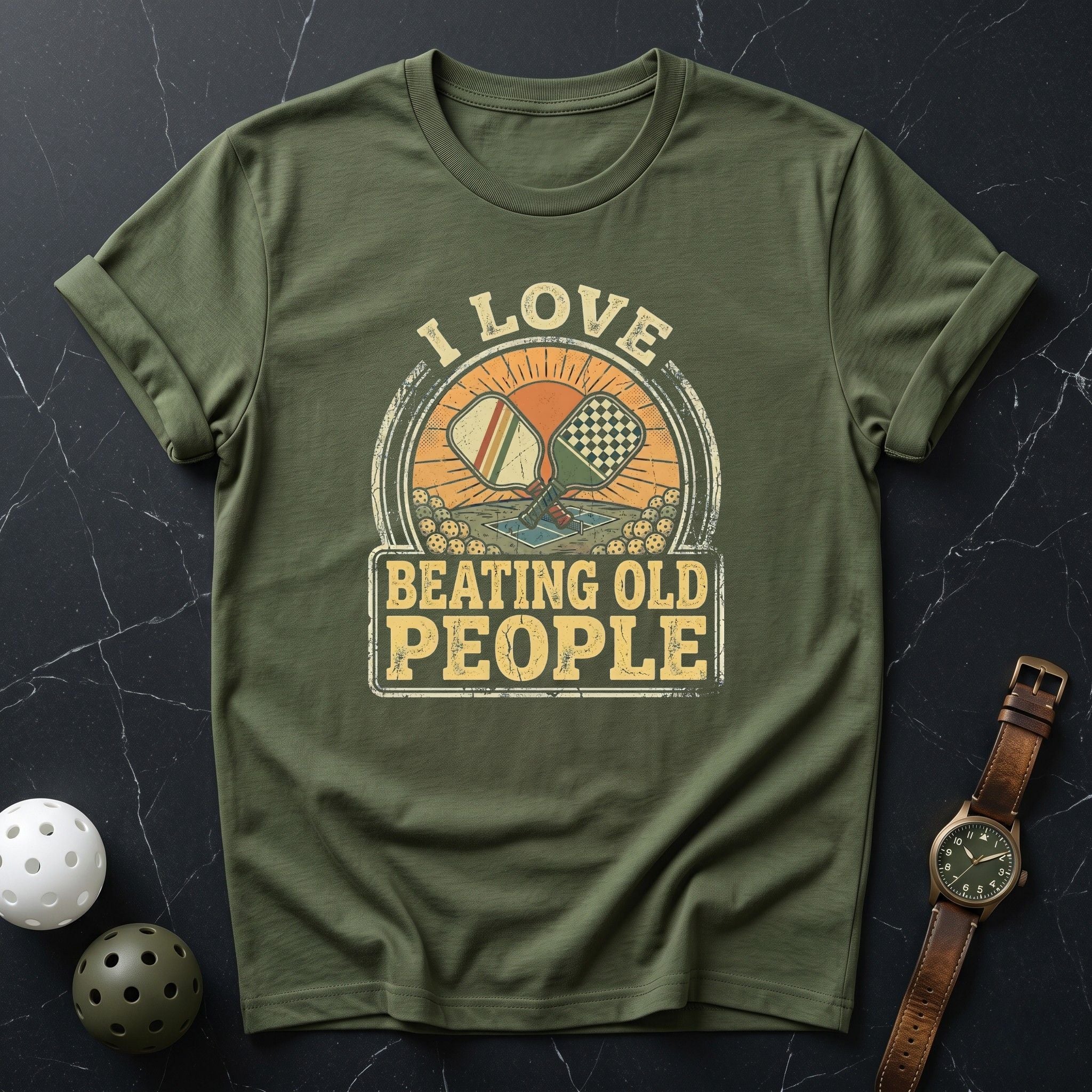 i Love Beating Old People! Tee - Dink it Shop