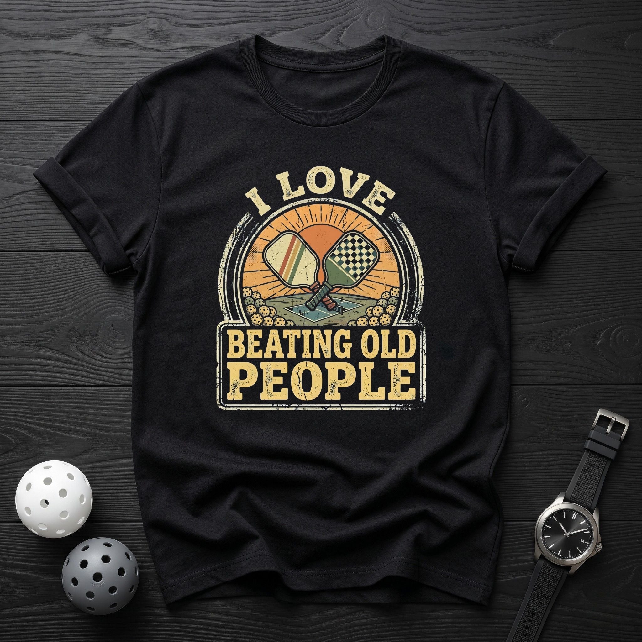 i Love Beating Old People! Tee - Dink it Shop