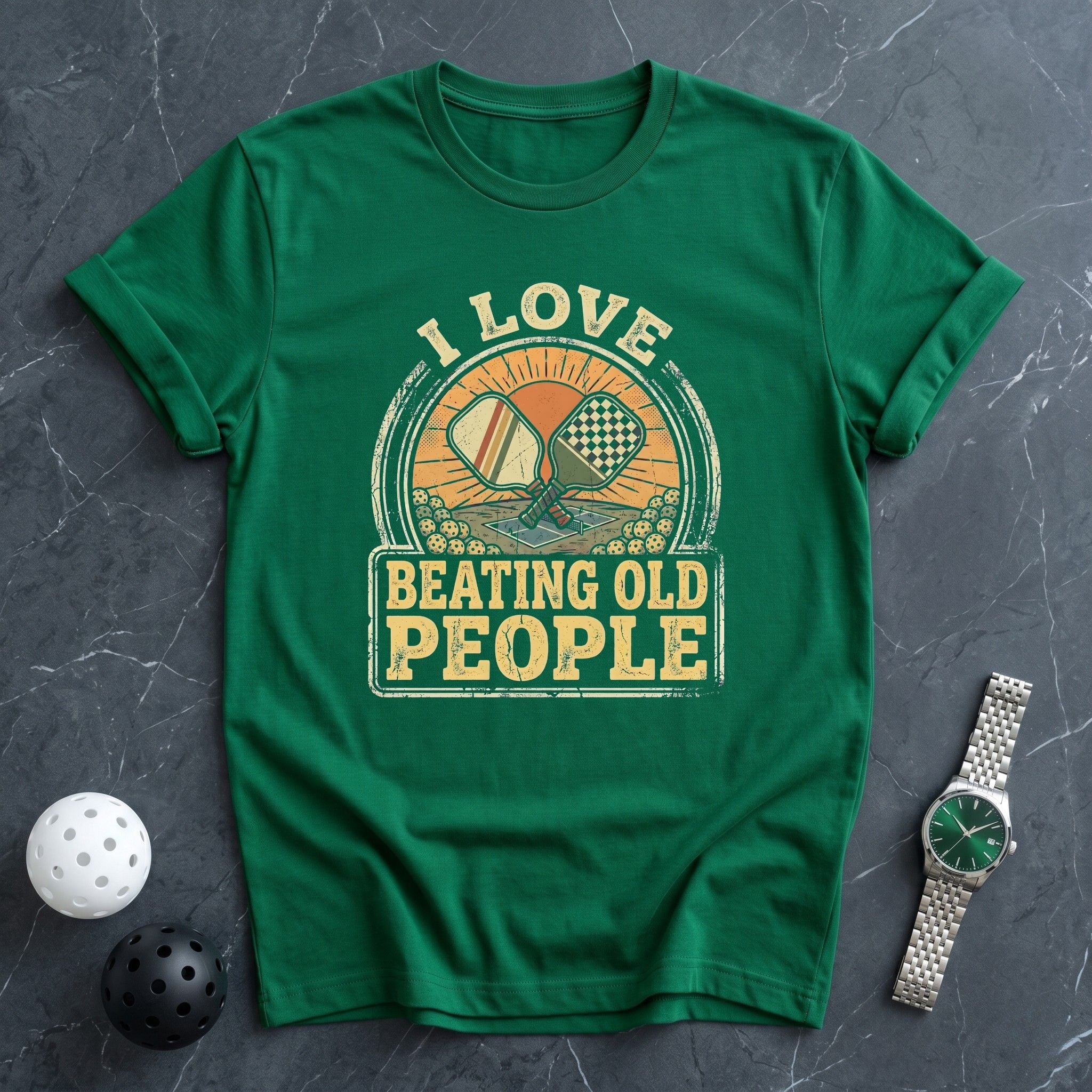 i Love Beating Old People! Tee - Dink it Shop