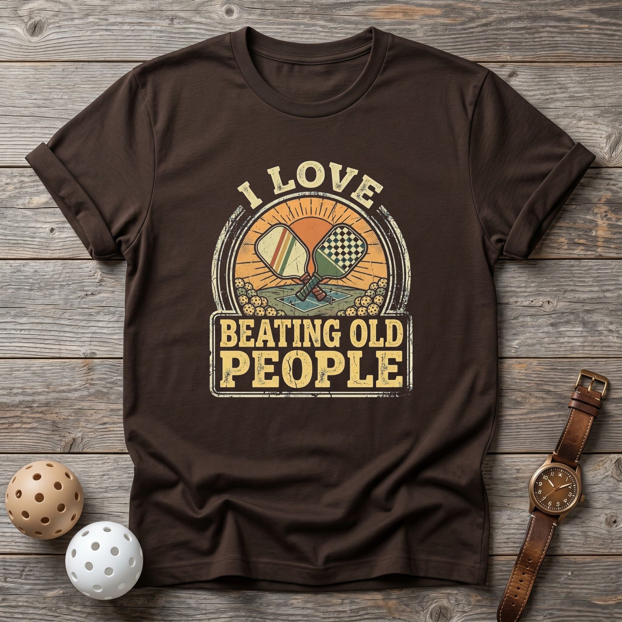 i Love Beating Old People! Tee - Dink it Shop