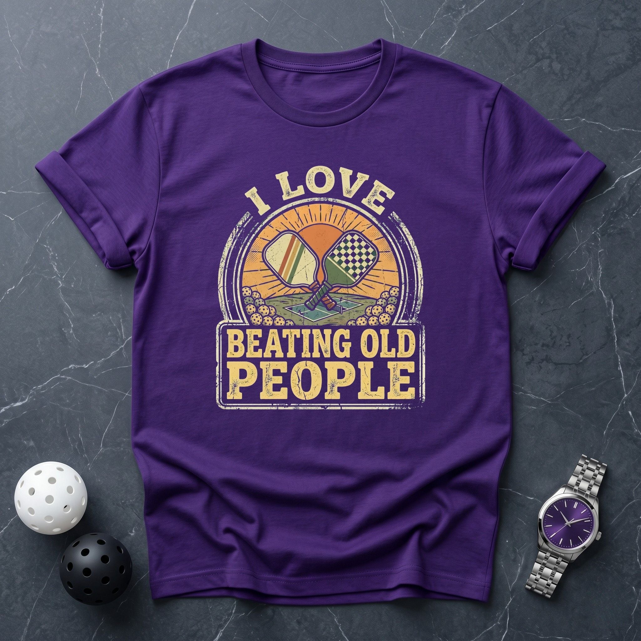 i Love Beating Old People! Tee - Dink it Shop