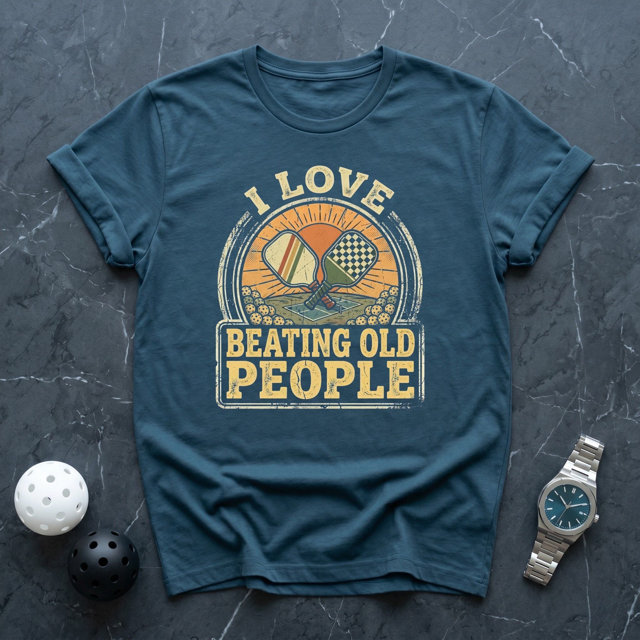 i Love Beating Old People! Tee - Dink it Shop