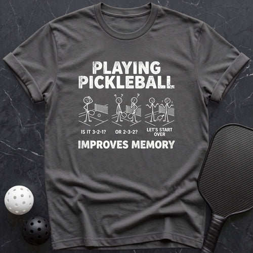 Improve Memory Pickleball Tee - Dink it Shop