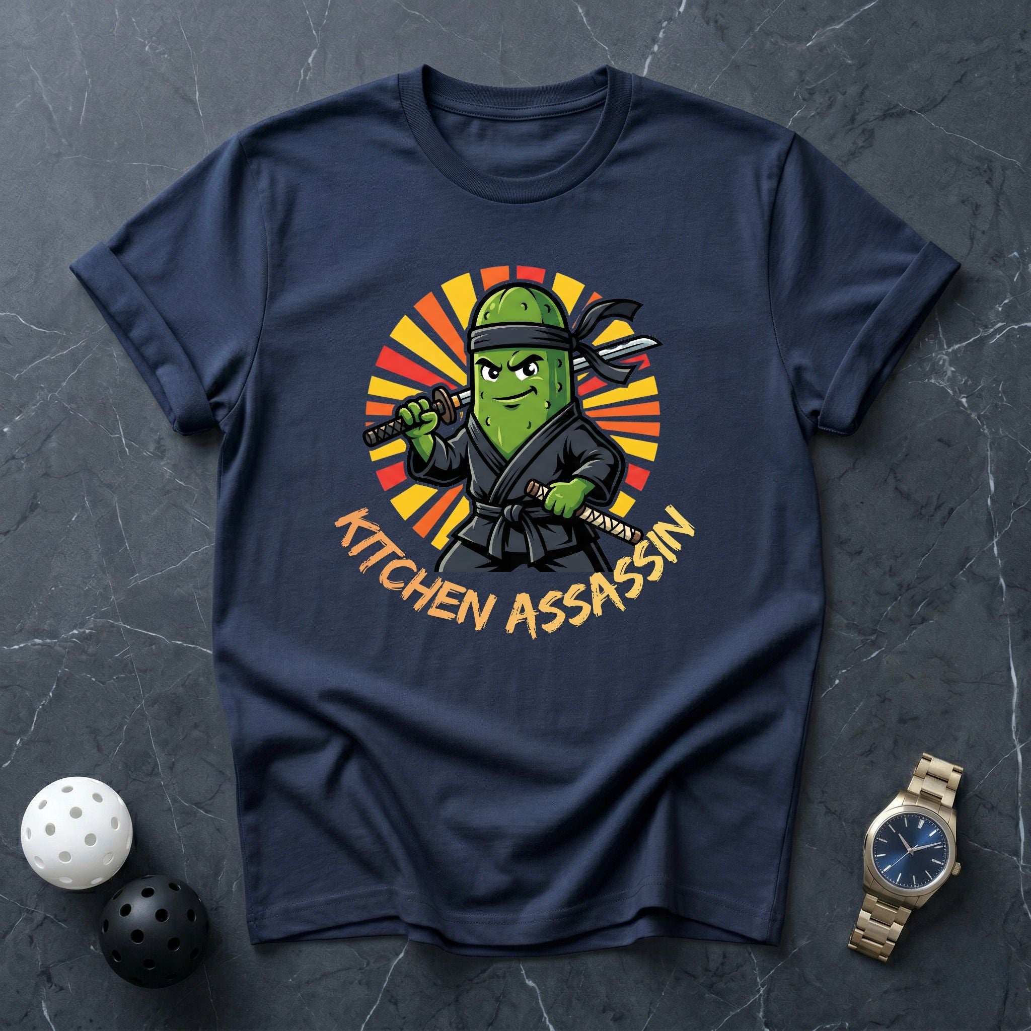 Kitchen Assassin Pickle Ninja Tee - Dink it Shop