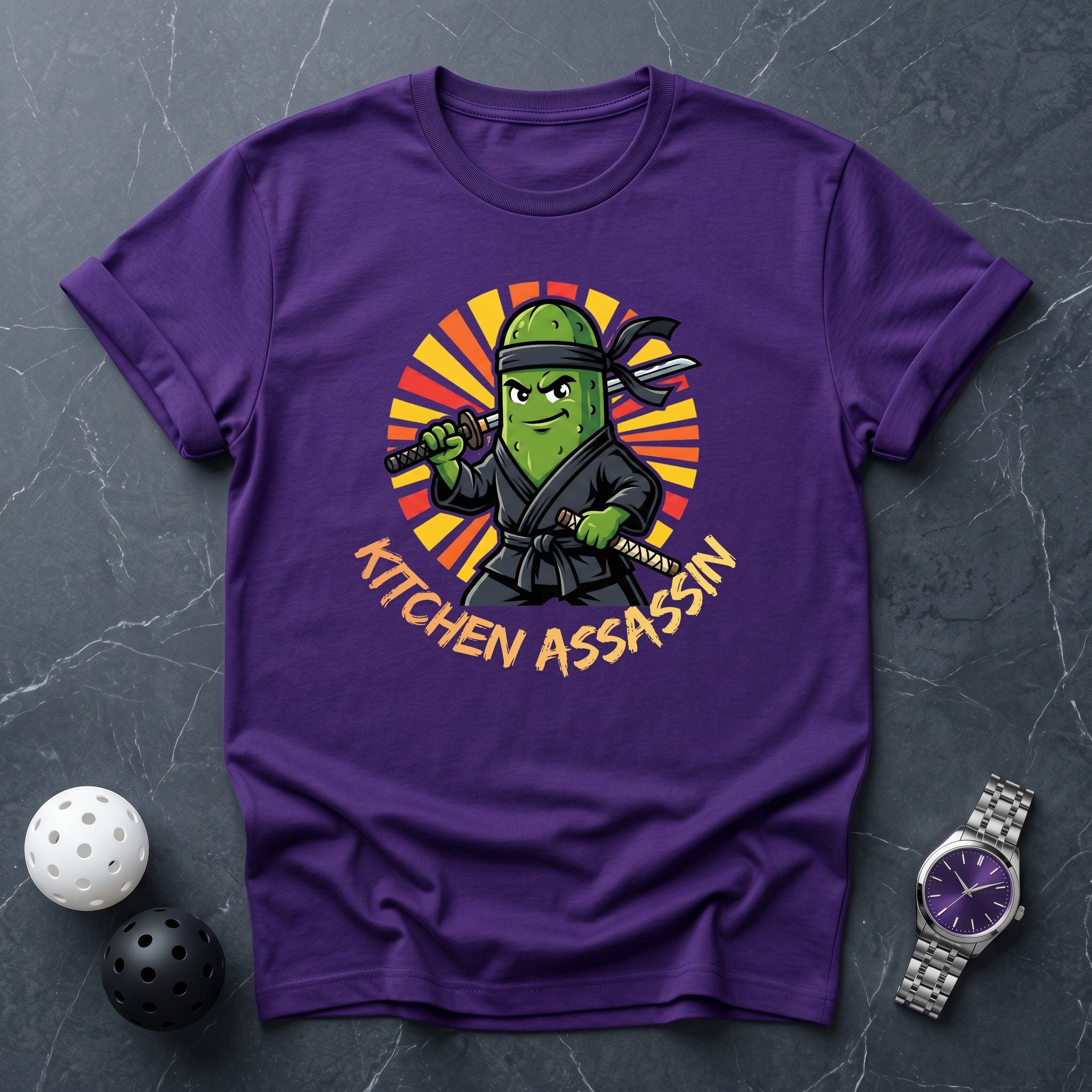 Kitchen Assassin Pickle Ninja Tee - Dink it Shop
